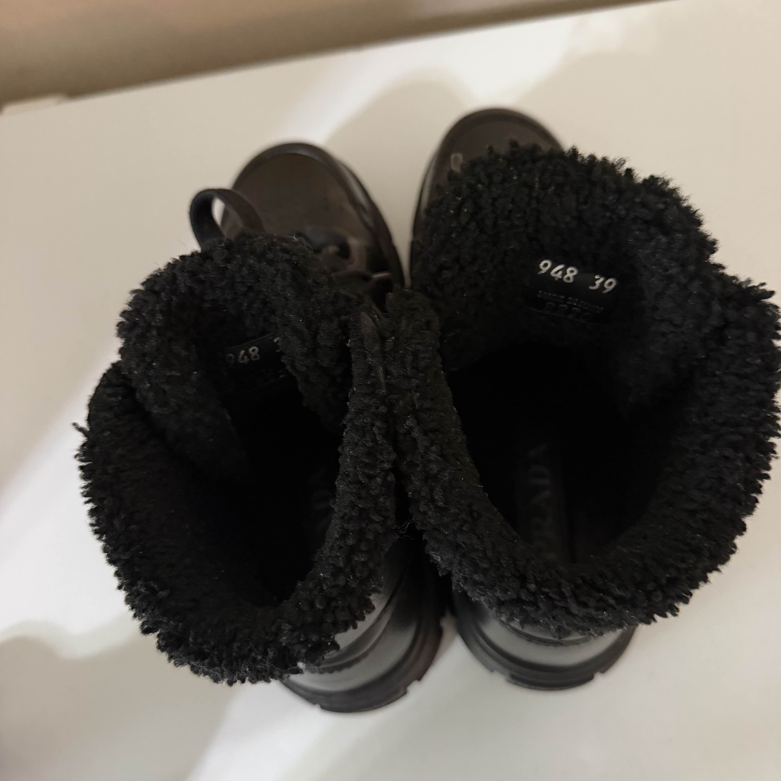 Prada Prada Shearling Lined High Top Sneakers US 6 Size US 6 / EU 39 - 6 Thumbnail