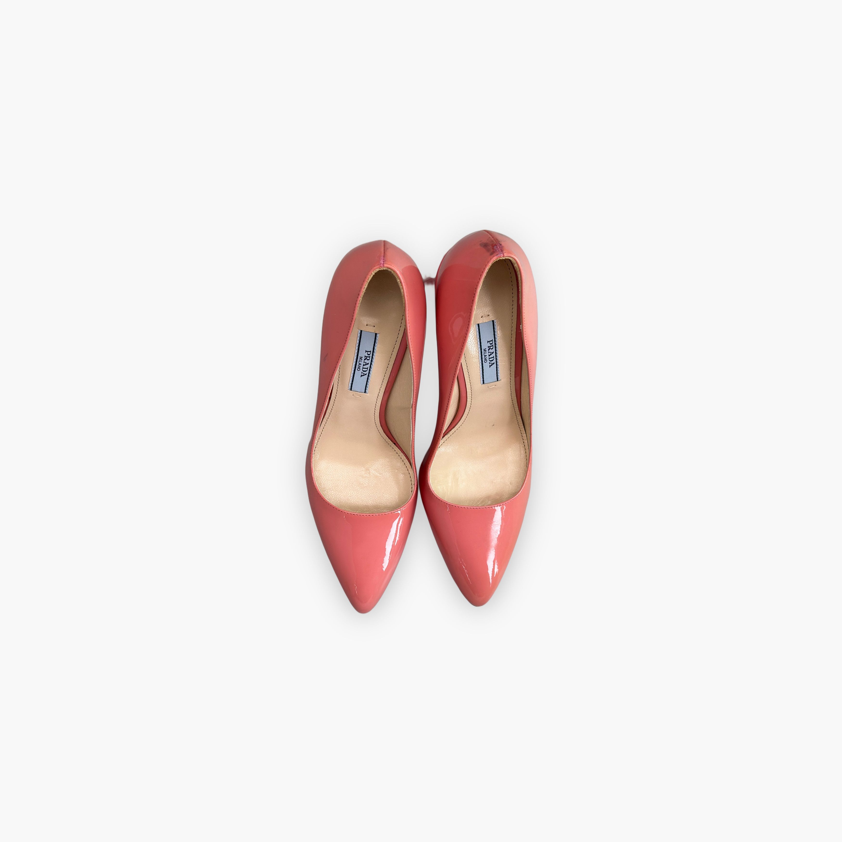 Prada Prada Patent Leather Block Heels Size 36 Size US 6 / IT 36 - 9 Thumbnail