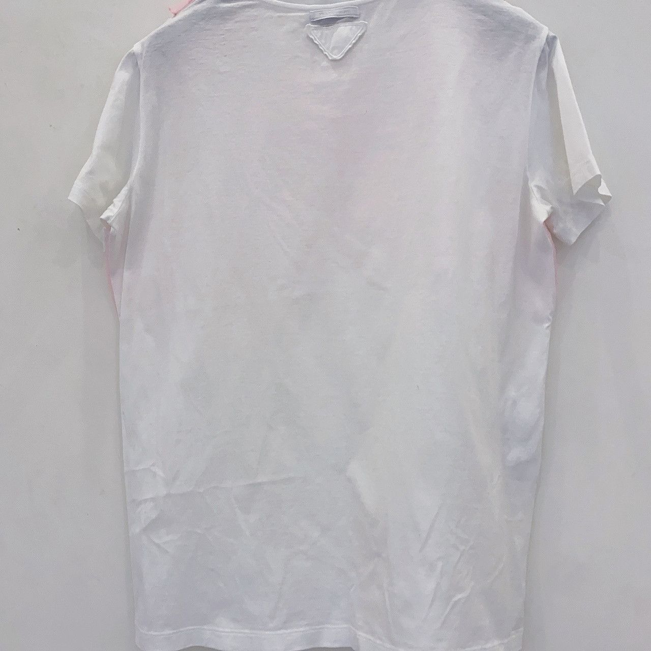 Prada Prada Ruffled Trim Short Sleeve T-Shirt Size L Size L / US 10 / IT 46 - 2 Thumbnail