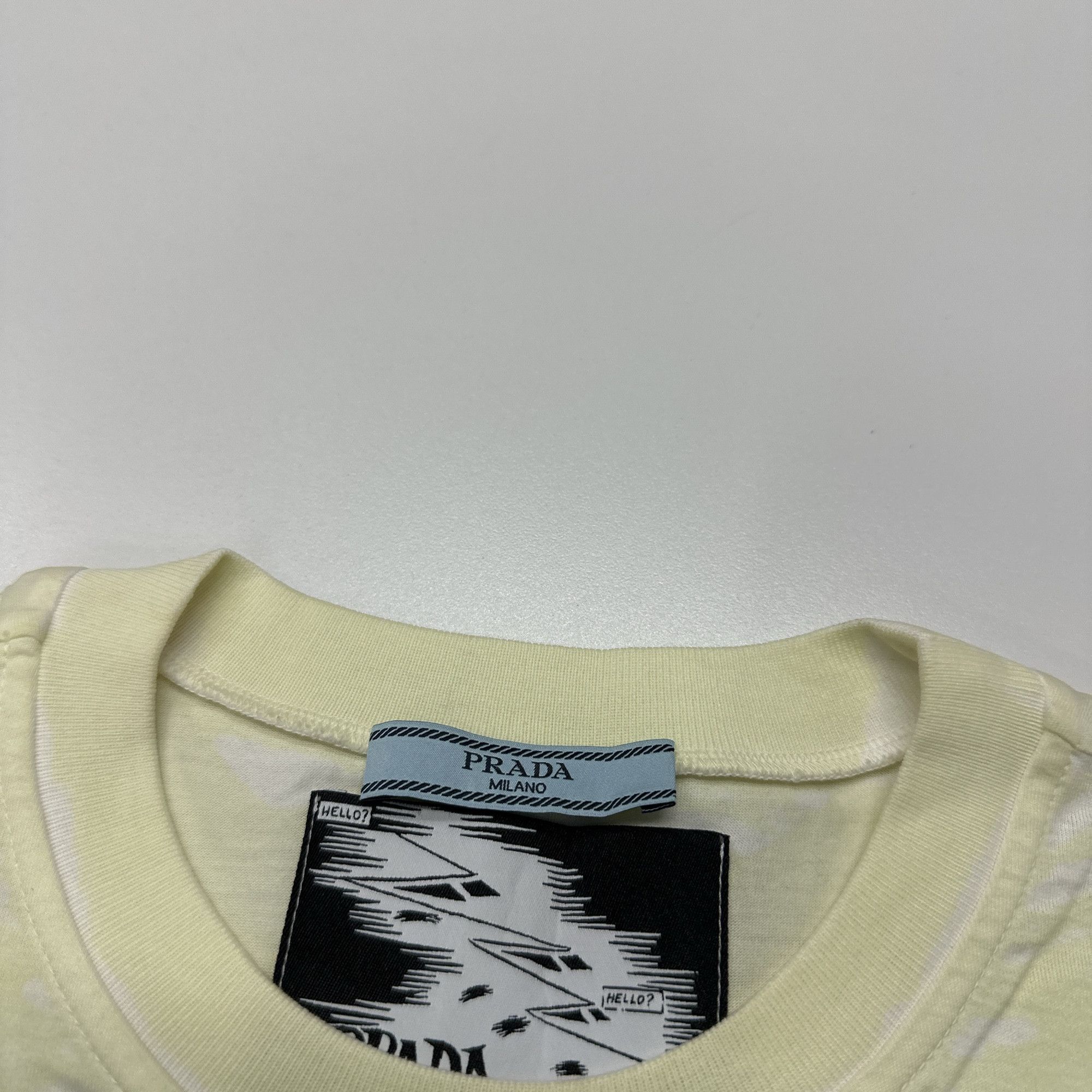 Prada Prada Girls Invented Graphic Long Sleeve T-Shirt Size XS Size XS / US 0-2 / IT 36-38 - 3 Thumbnail