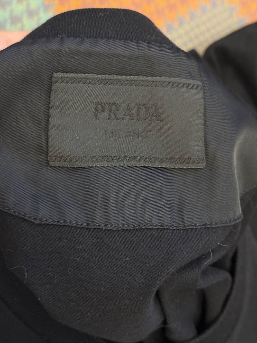 Prada Prada Re-Nylon Logo Pocket T-Shirt XXL Size US XXL / EU 58 / 5 - 3 Thumbnail