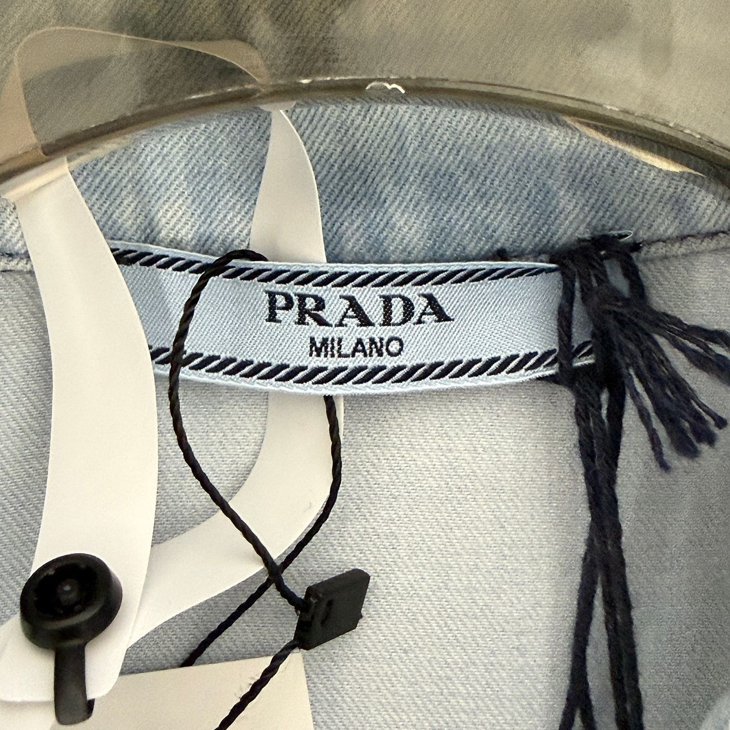 Prada Prada Logo Pocket Long Sleeve Shirt Size IT 42 Size M / US 6-8 / IT 42-44 - 3 Thumbnail