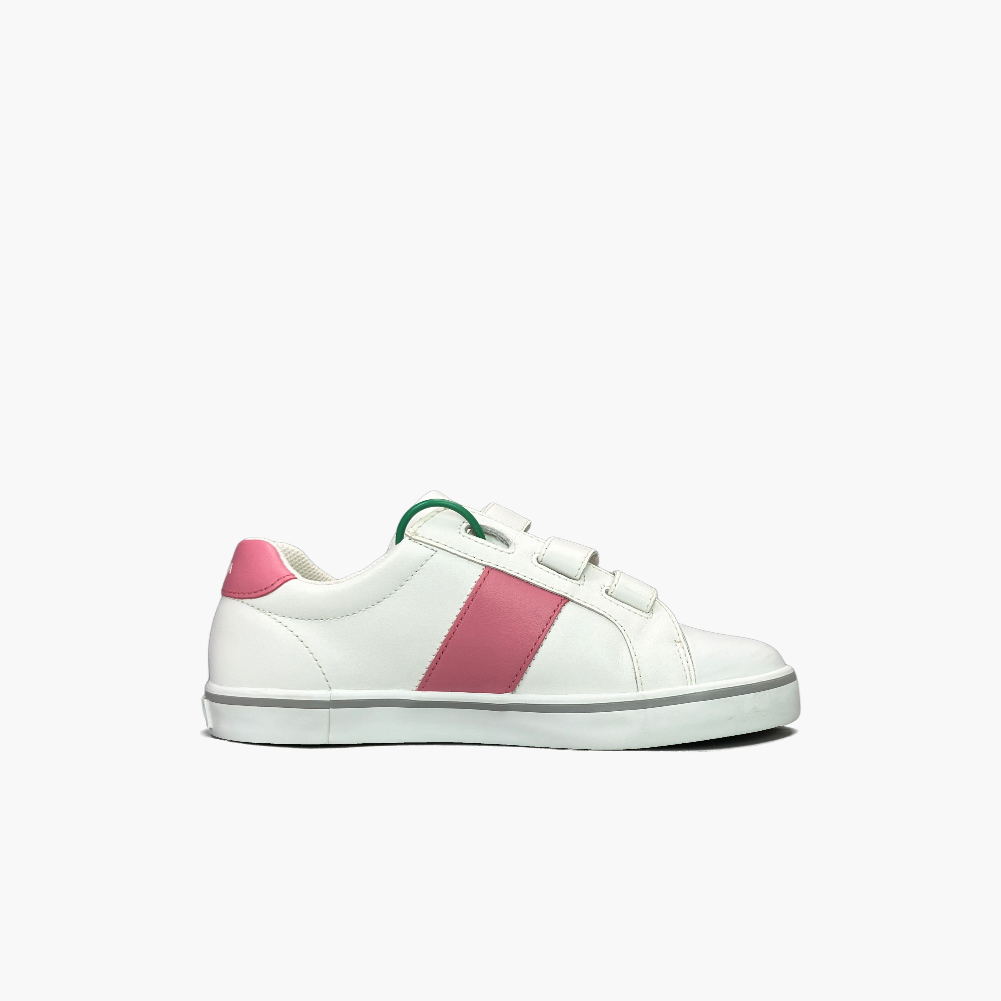 Prada Prada White Pink Velcro Low-Top Sneakers Size 35 Size US 5 / IT 35 - 2 Thumbnail