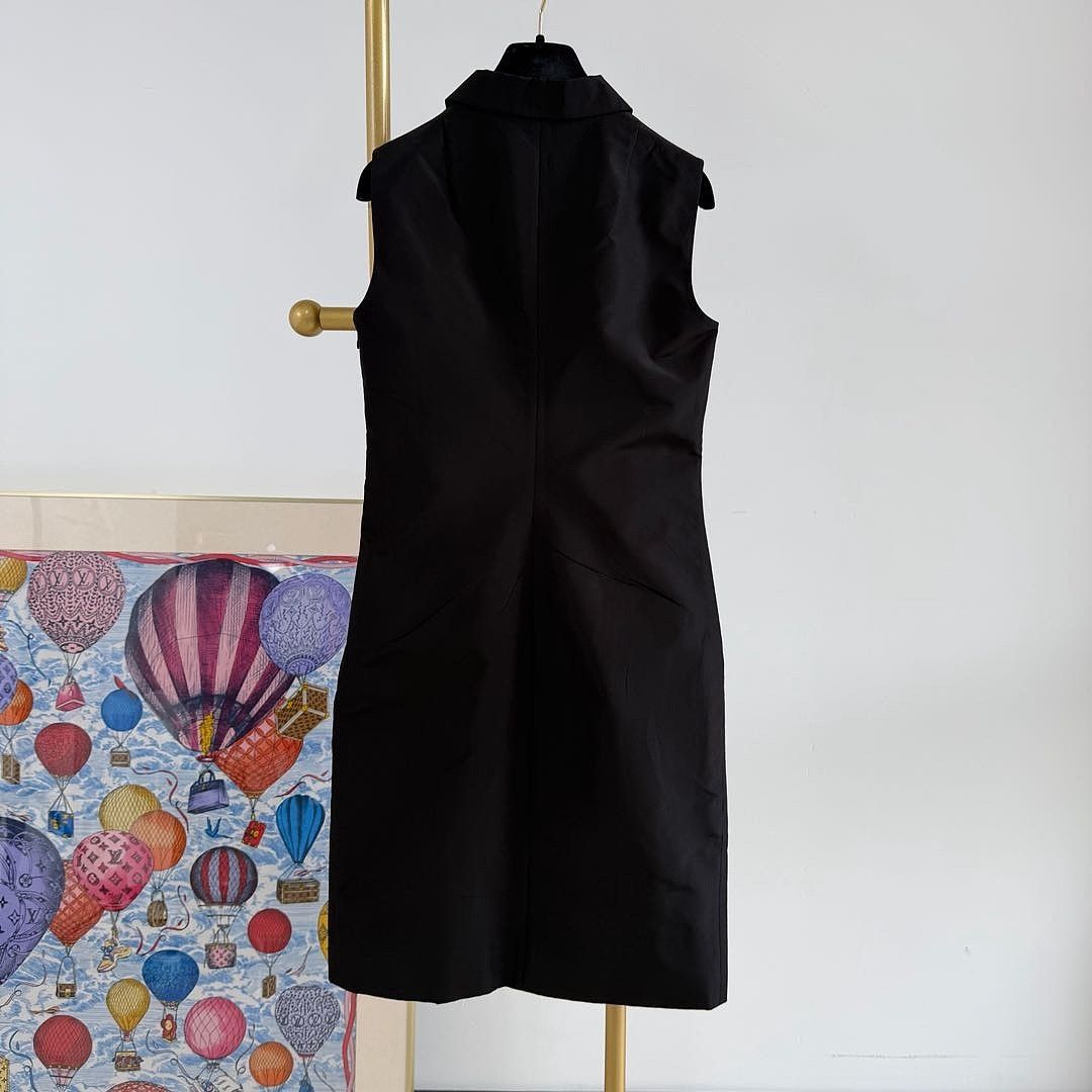 Prada Prada Logo Zip Mini Dress Size 38 Size XS / US 0-2 / IT 36-38 - 2 Thumbnail