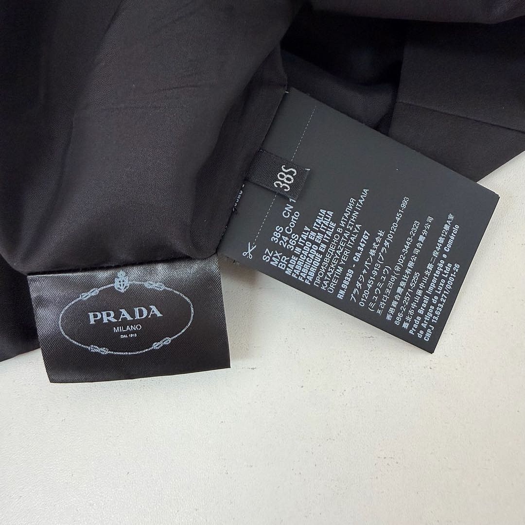 Prada Prada Logo Zip Mini Dress Size 38 Size XS / US 0-2 / IT 36-38 - 4 Thumbnail