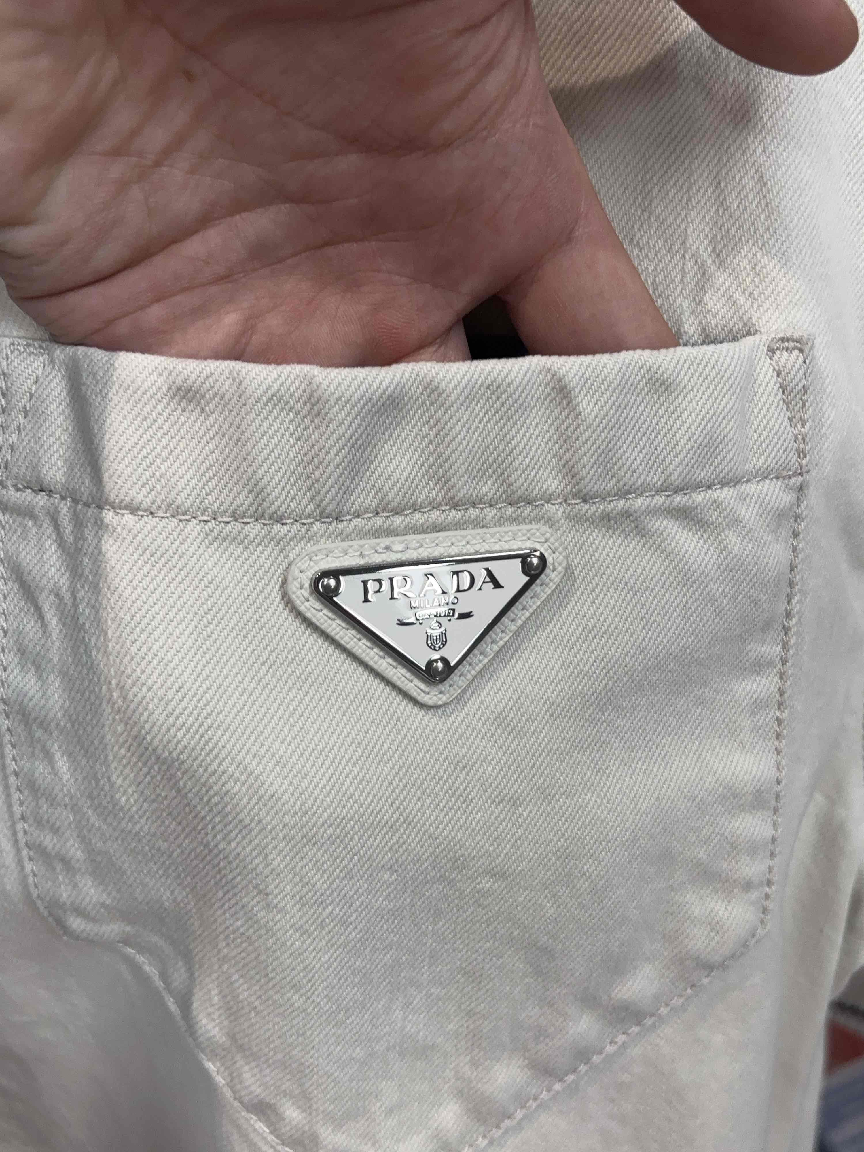 Prada Prada Triangle Logo Short Sleeve Shirt Size L Size US L / EU 52-54 / 3 - 6 Thumbnail