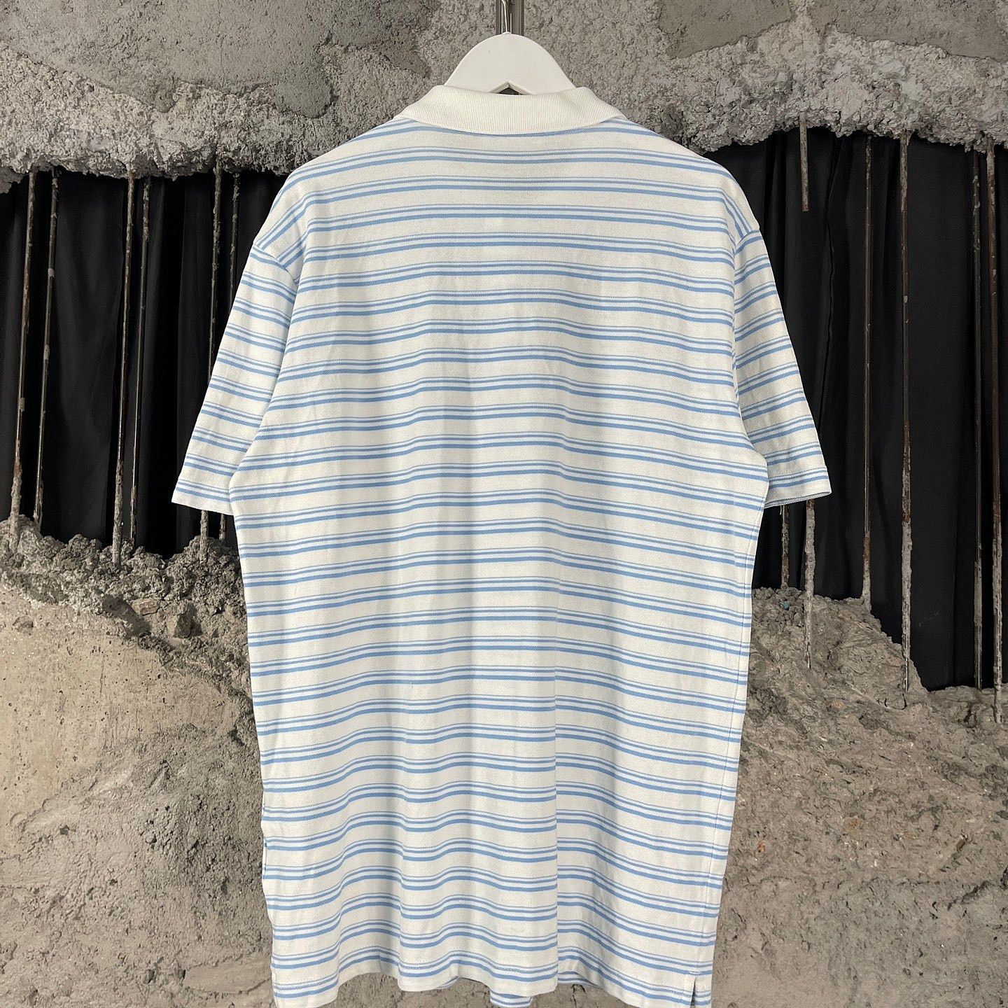 Prada Prada Striped Polo Shirt Size M Size US M / EU 48-50 / 2 - 2 Thumbnail