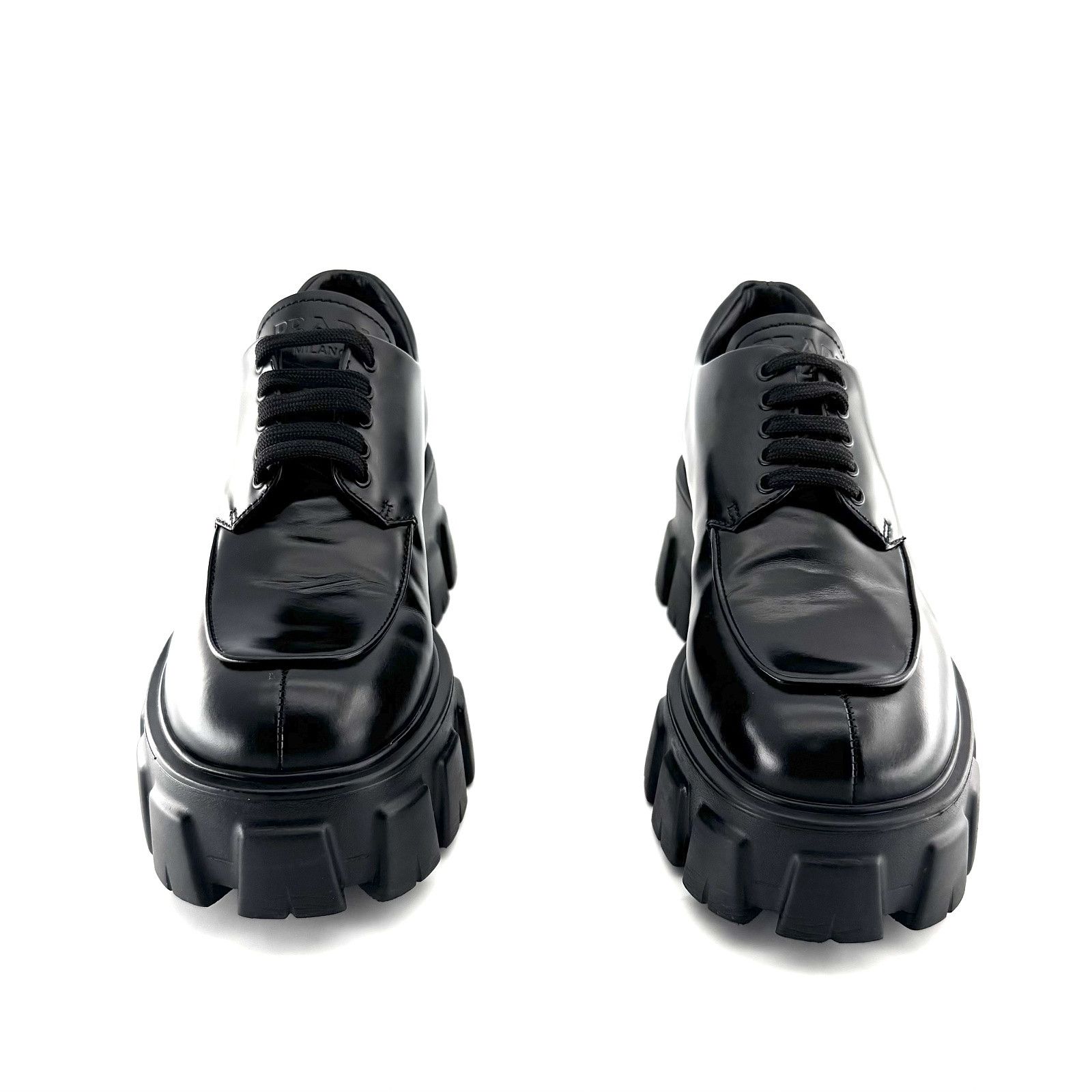 Prada Prada Monolith Leather Platform Shoes Size 36 Size US 6 / IT 36 - 2 Thumbnail