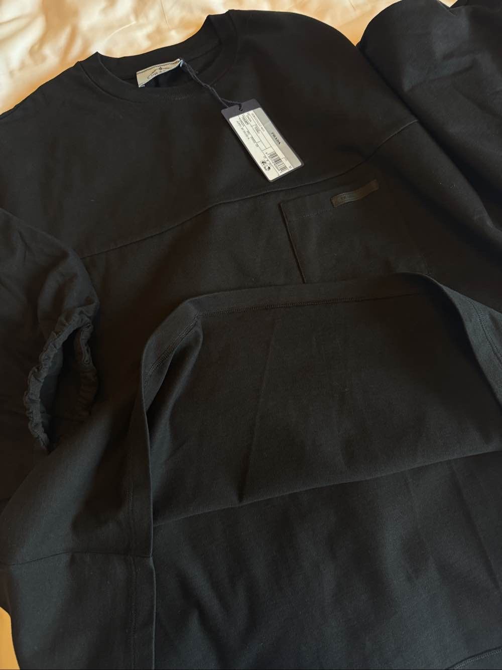 Prada Prada Black Logo Pocket T-Shirt Size M Size M / US 6-8 / IT 42-44 - 6 Thumbnail