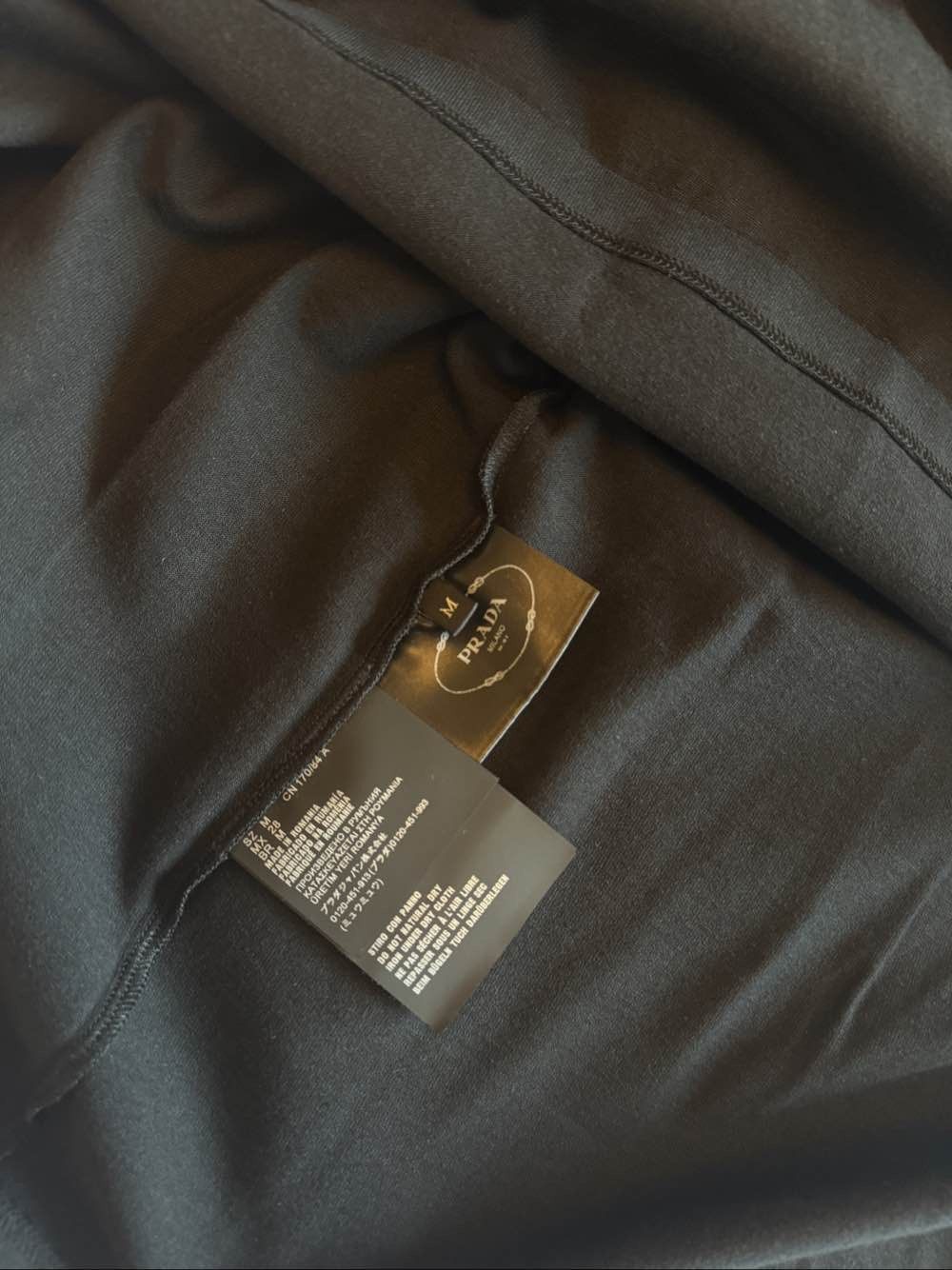 Prada Prada Black Logo Pocket T-Shirt Size M Size M / US 6-8 / IT 42-44 - 4 Thumbnail