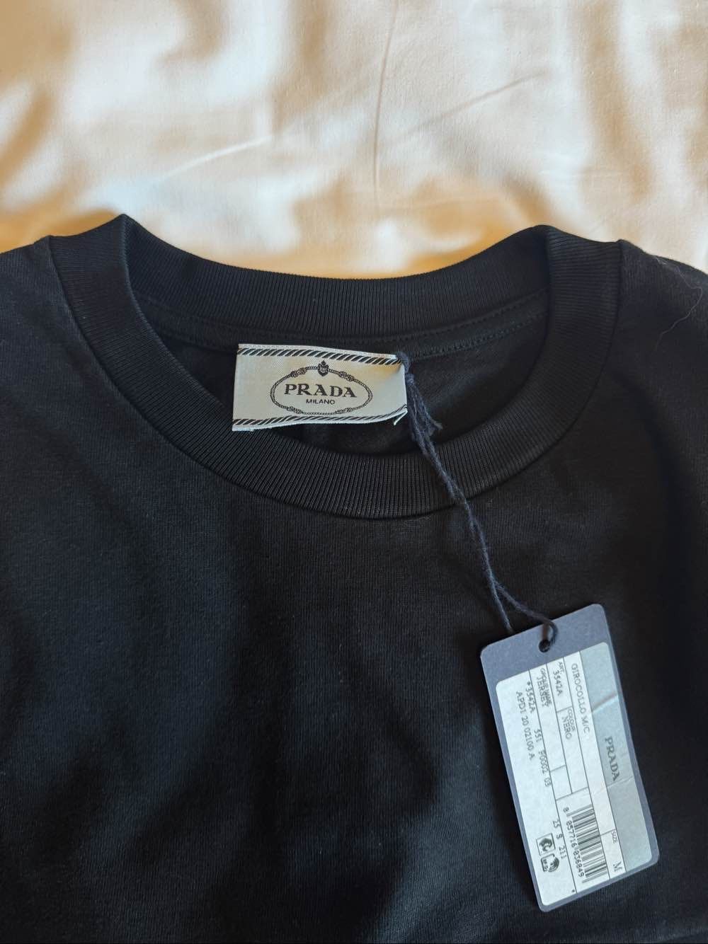 Prada Prada Black Logo Pocket T-Shirt Size M Size M / US 6-8 / IT 42-44 - 3 Thumbnail