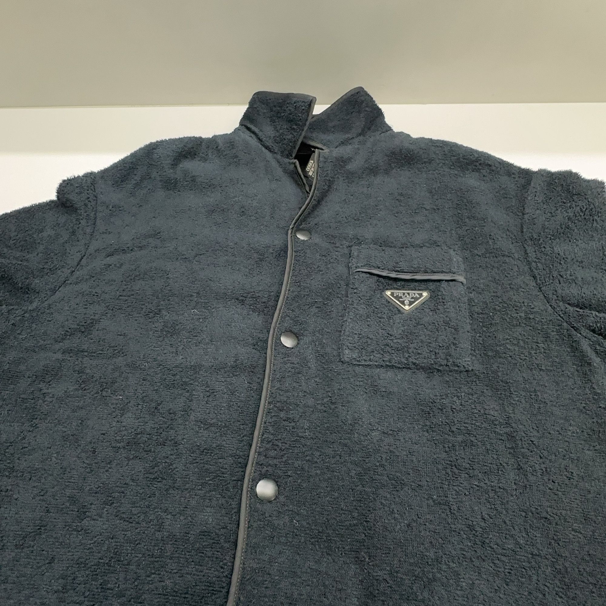 Prada Prada Terry Cloth Button Up Shirt XL Size US XL / EU 56 / 4 - 7 Thumbnail