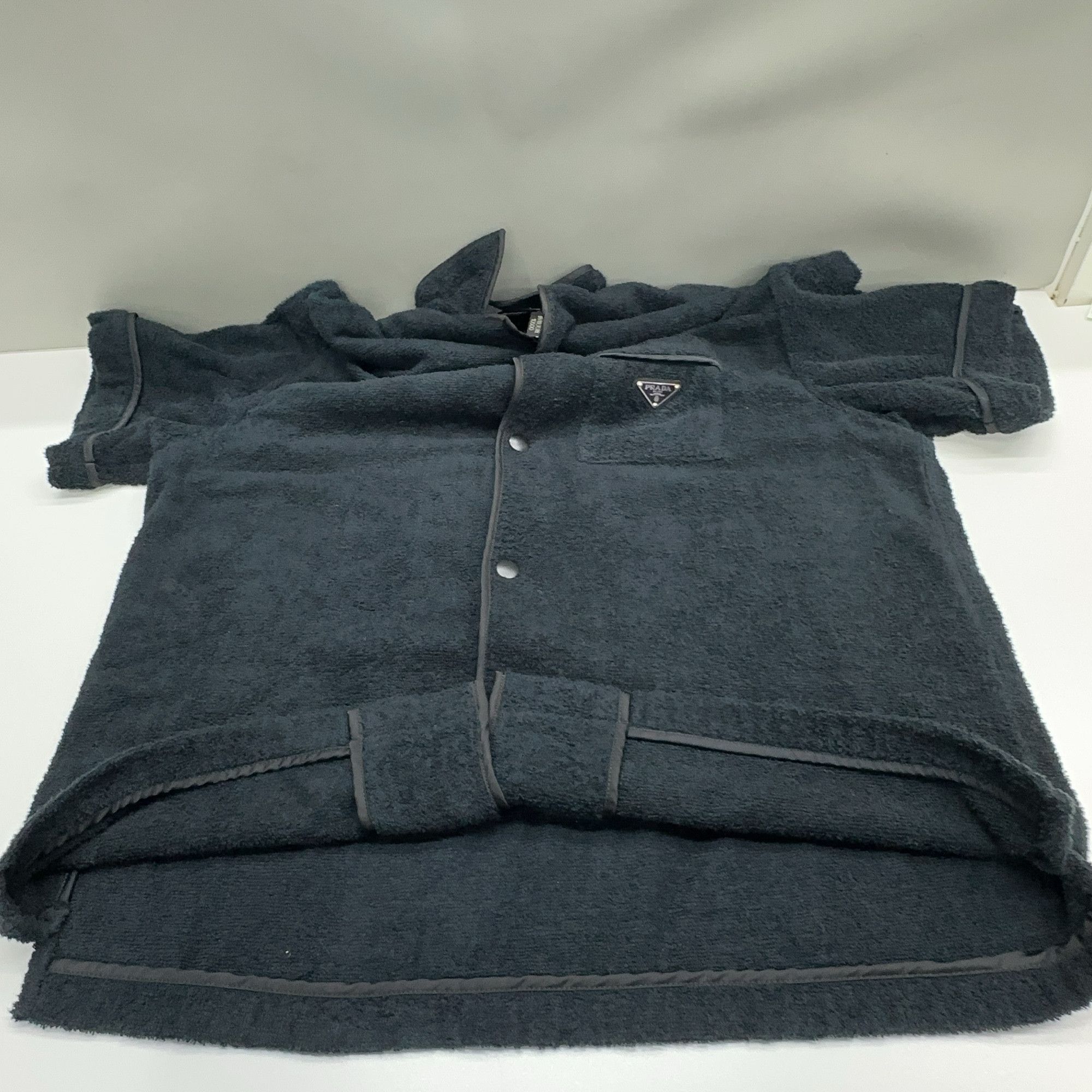 Prada Prada Terry Cloth Button Up Shirt XL Size US XL / EU 56 / 4 - 9 Thumbnail