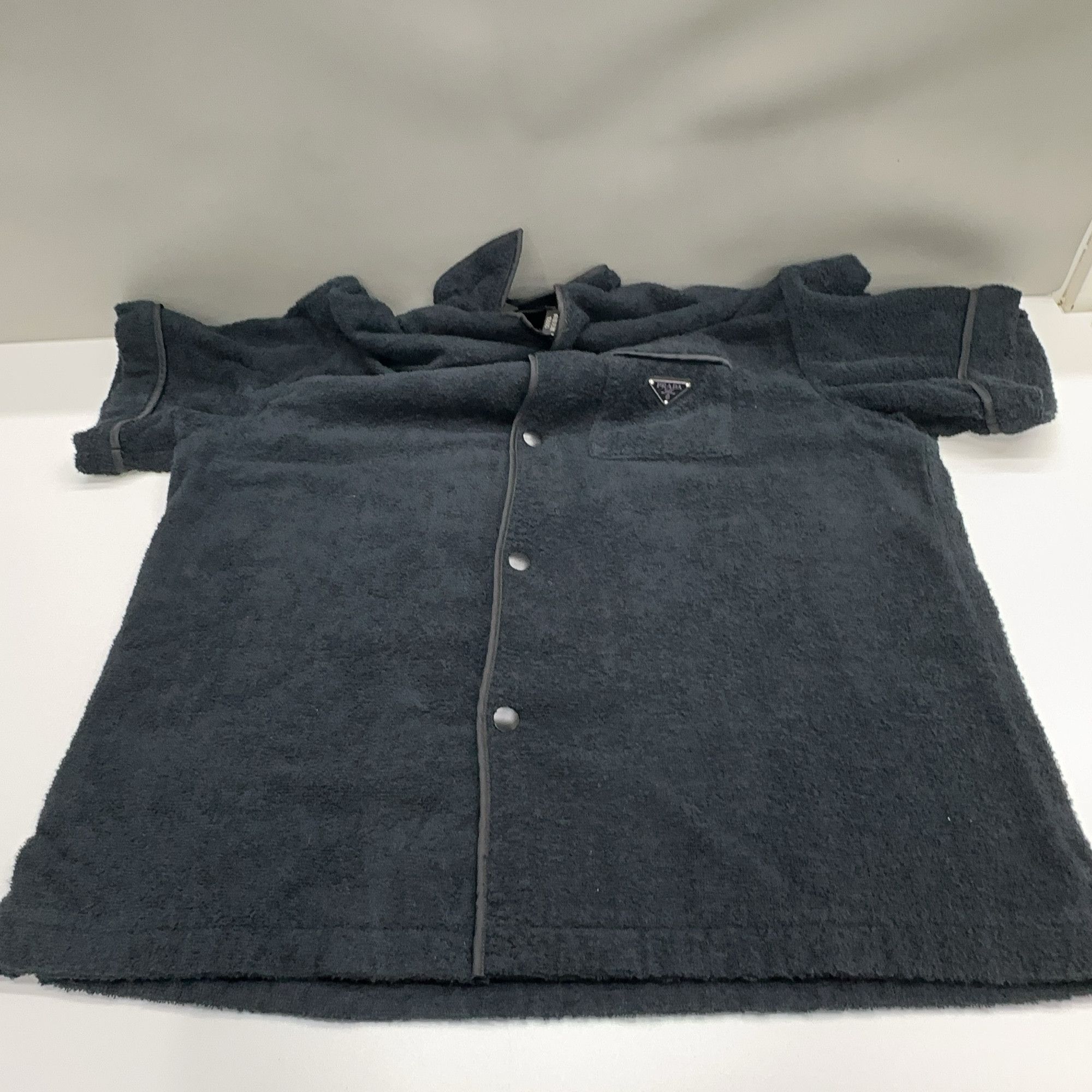 Prada Prada Terry Cloth Button Up Shirt XL Size US XL / EU 56 / 4 - 8 Thumbnail