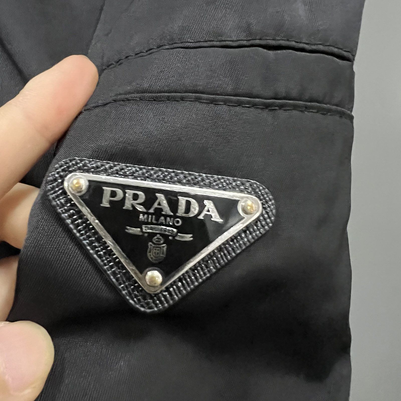 Prada Prada Logo Patch Nylon Shorts Size 52 Size US 36 / EU 52 - 3 Thumbnail