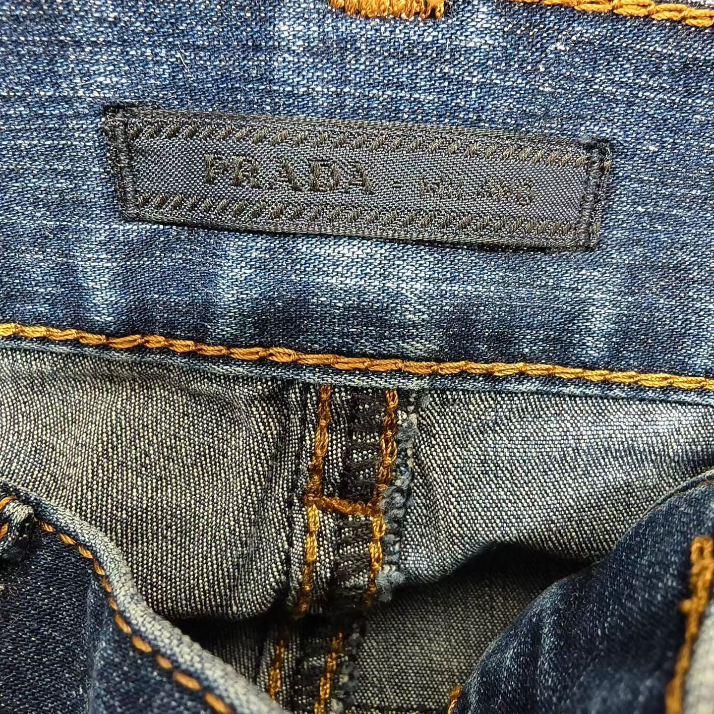 Prada Prada Washed Denim Jeans Size 28 Size US 28 / EU 44 - 3 Thumbnail