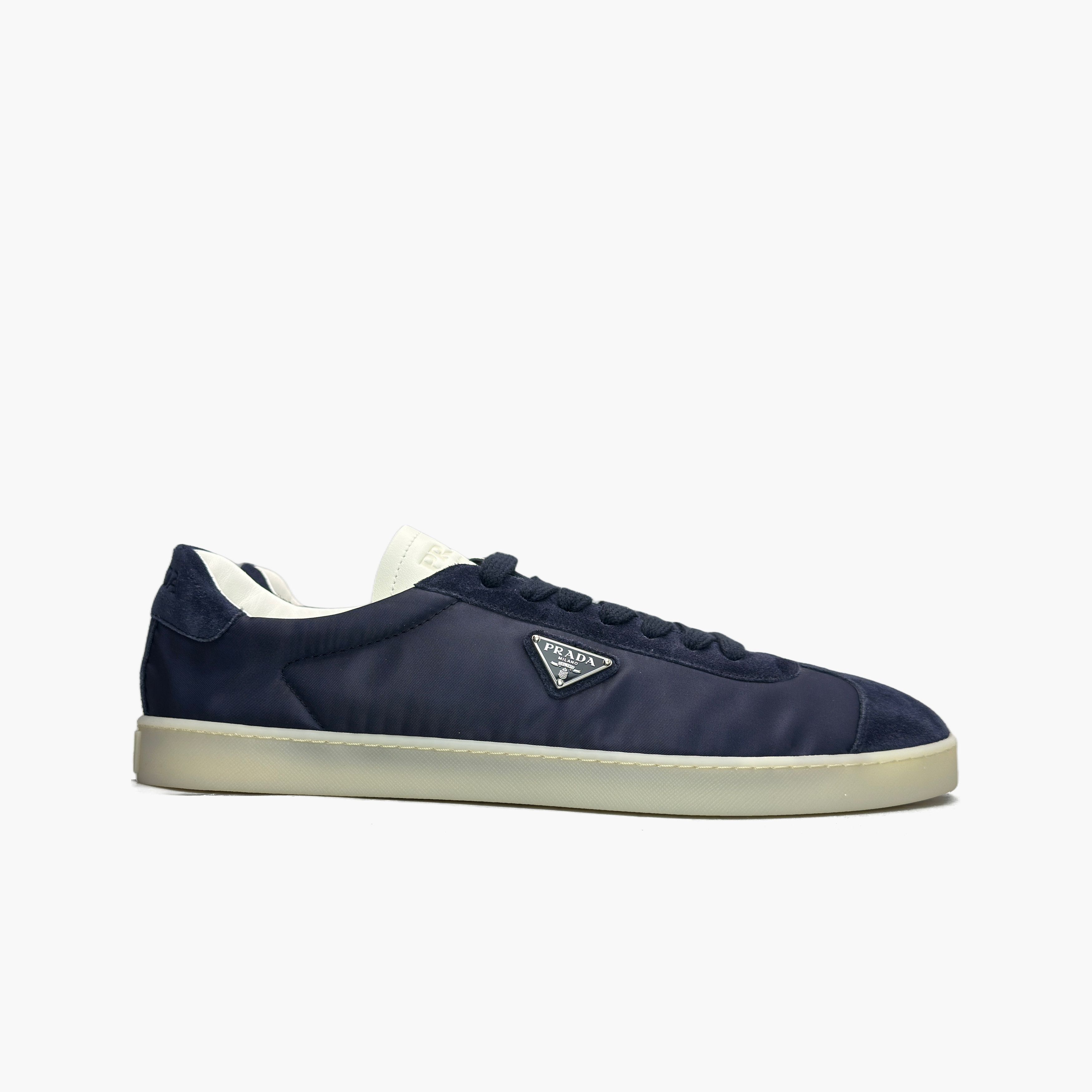 Prada Prada Nylon Suede Low-Top Sneakers Size 12 Size US 12 / EU 45 - 4 Thumbnail
