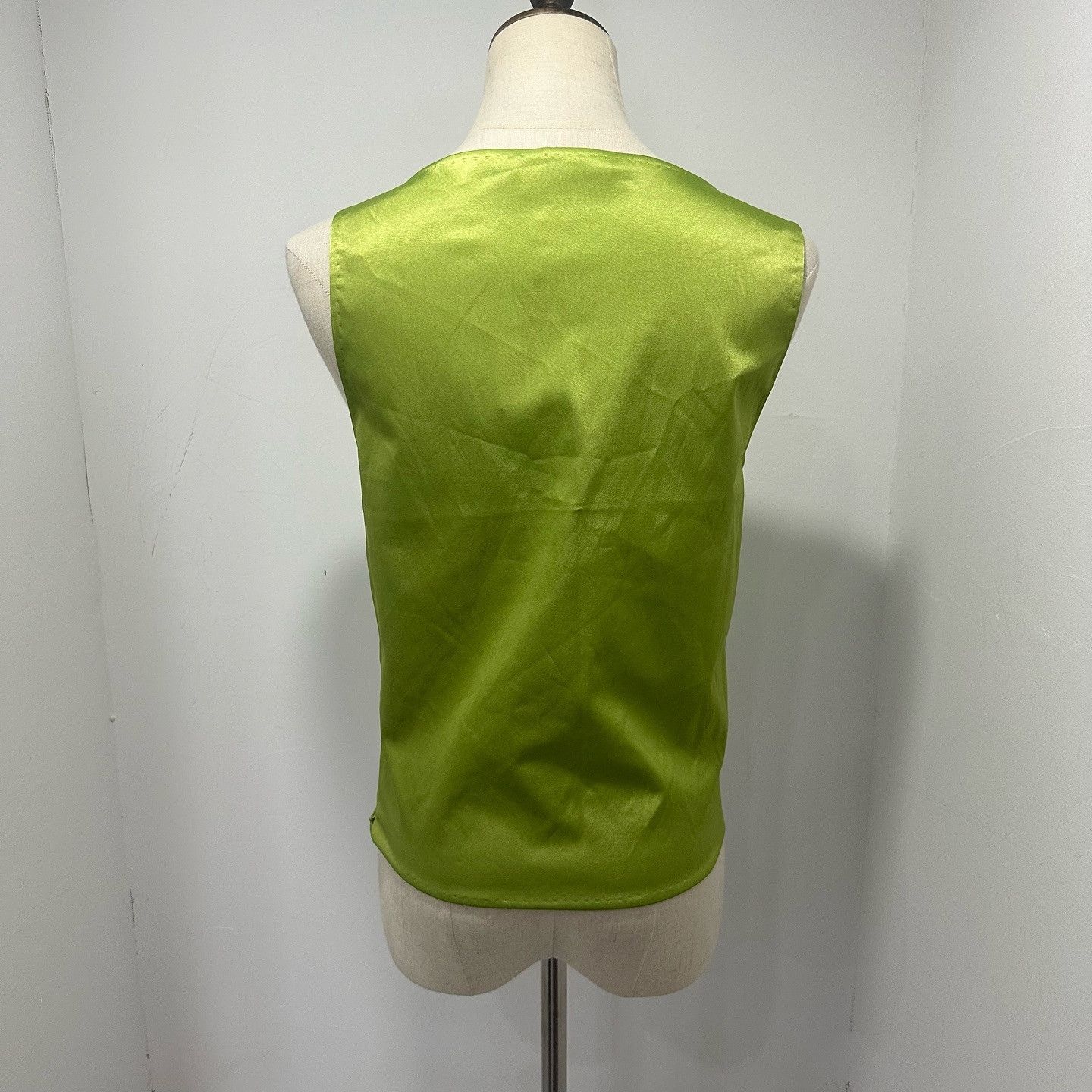 Prada Prada Green Silk Logo Tank Top Size 42 Size M / US 6-8 / IT 42-44 - 2 Thumbnail