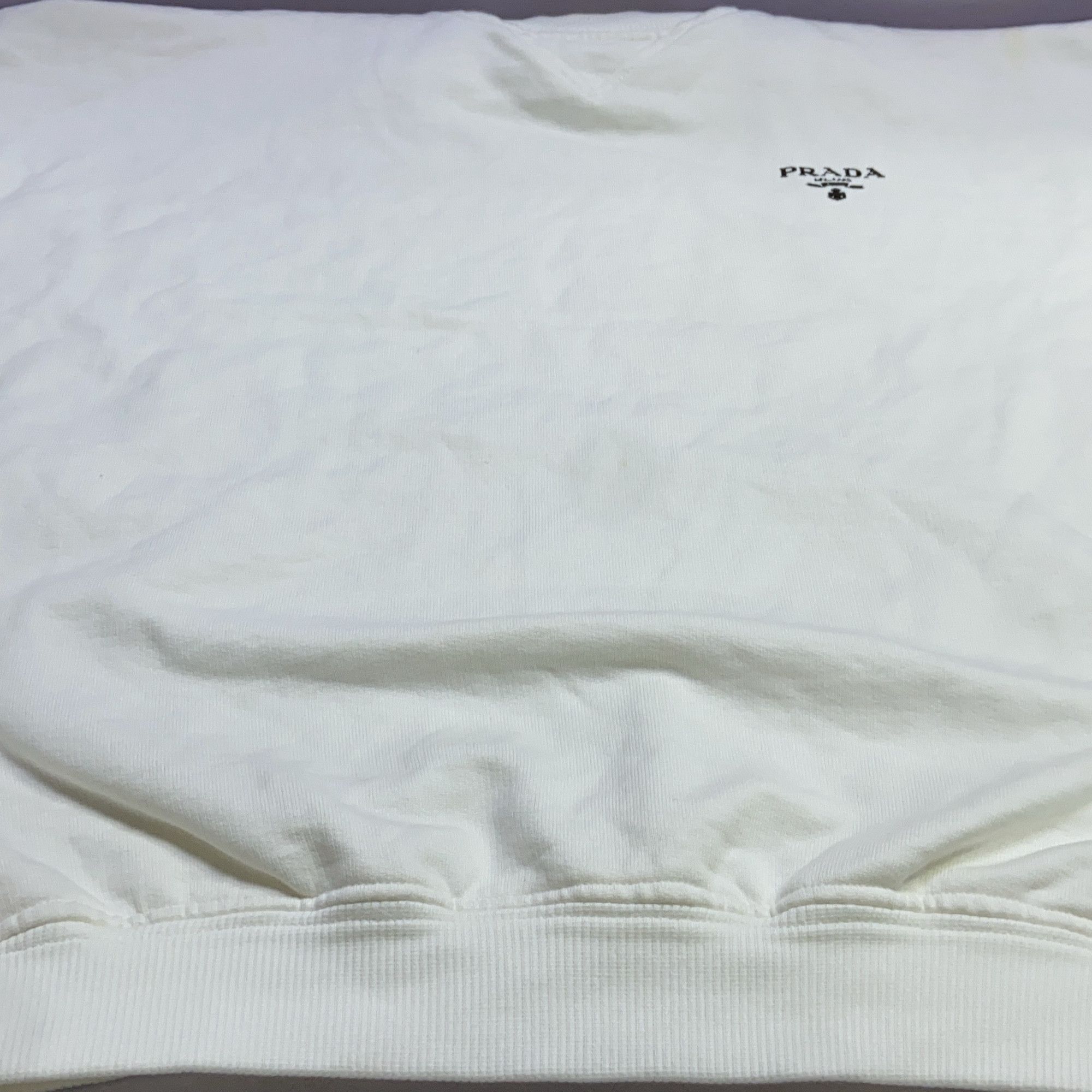 Prada Prada Logo Crewneck Sweatshirt Size L Size US L / EU 52-54 / 3 - 15 Thumbnail