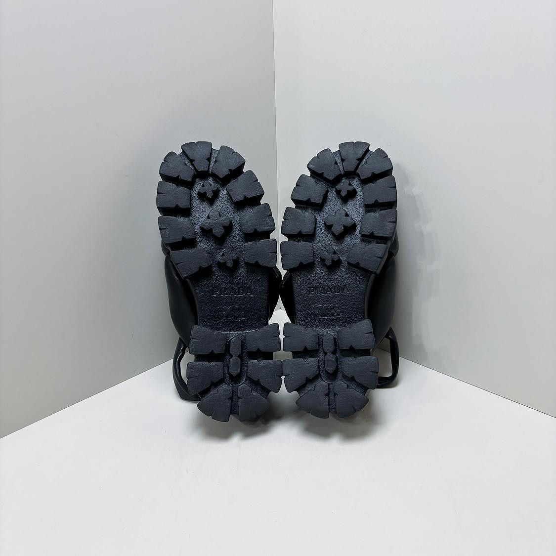 Prada Prada Monolith Leather Sandals Size 35 Size US 5 / IT 35 - 4 Thumbnail