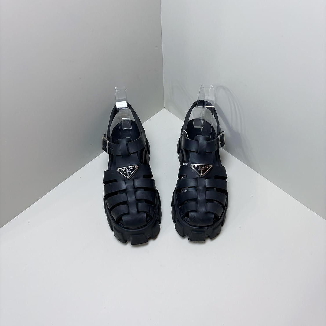 Prada Prada Monolith Fisherman Sandals Size 37 Size US 7 / IT 37 - 2 Thumbnail