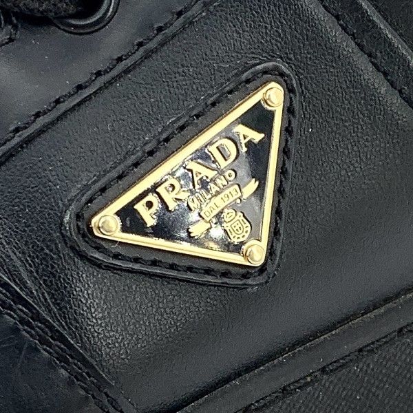 Prada Prada Downtown Bold Leather Platform Sneakers Size 37.5 Size US 7.5 / IT 37.5 - 7 Thumbnail