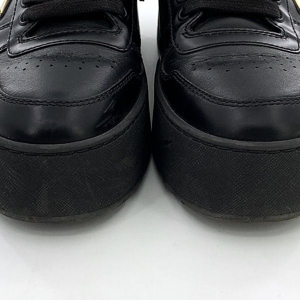 Prada Prada Downtown Bold Leather Platform Sneakers Size 37.5 Size US 7.5 / IT 37.5 - 10 Thumbnail