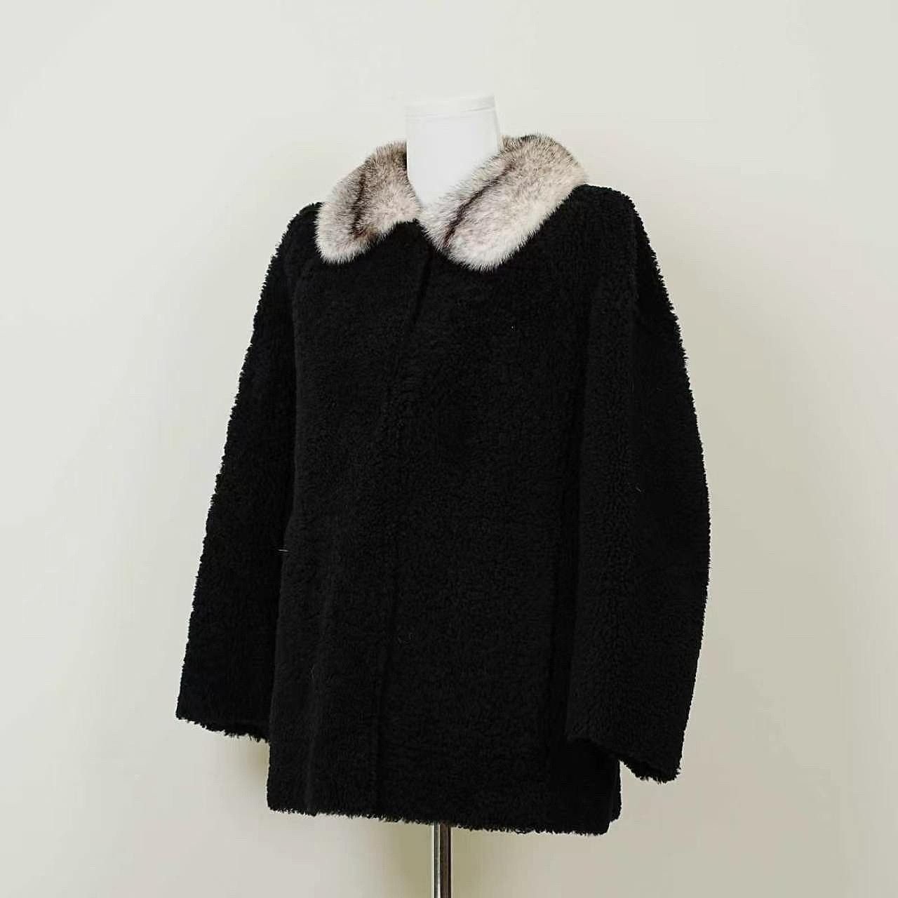 Prada Prada Mink Collar Shearling Coat Size 38 Size XS / US 0-2 / IT 36-38 - 7 Thumbnail
