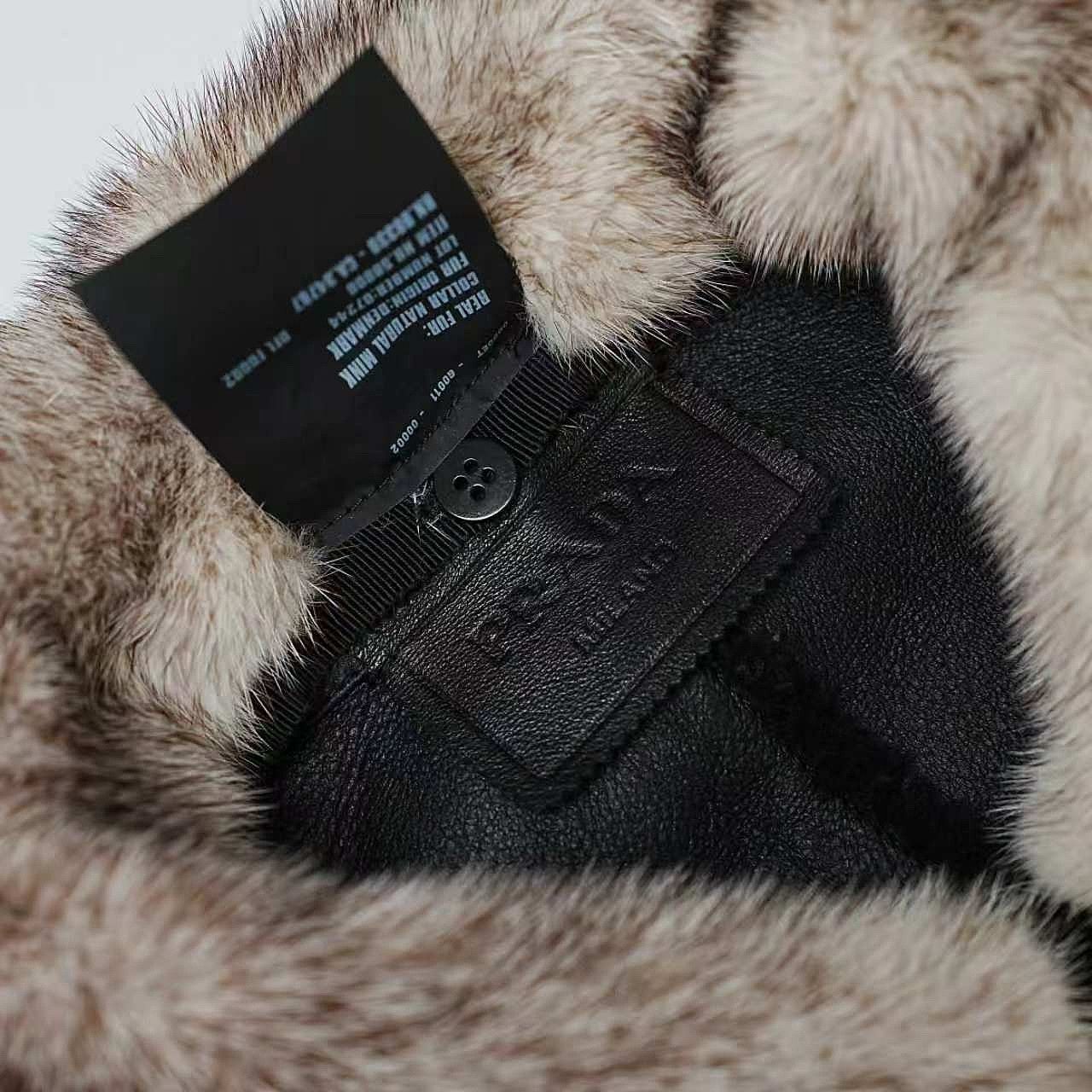 Prada Prada Mink Collar Shearling Coat Size 38 Size XS / US 0-2 / IT 36-38 - 3 Thumbnail