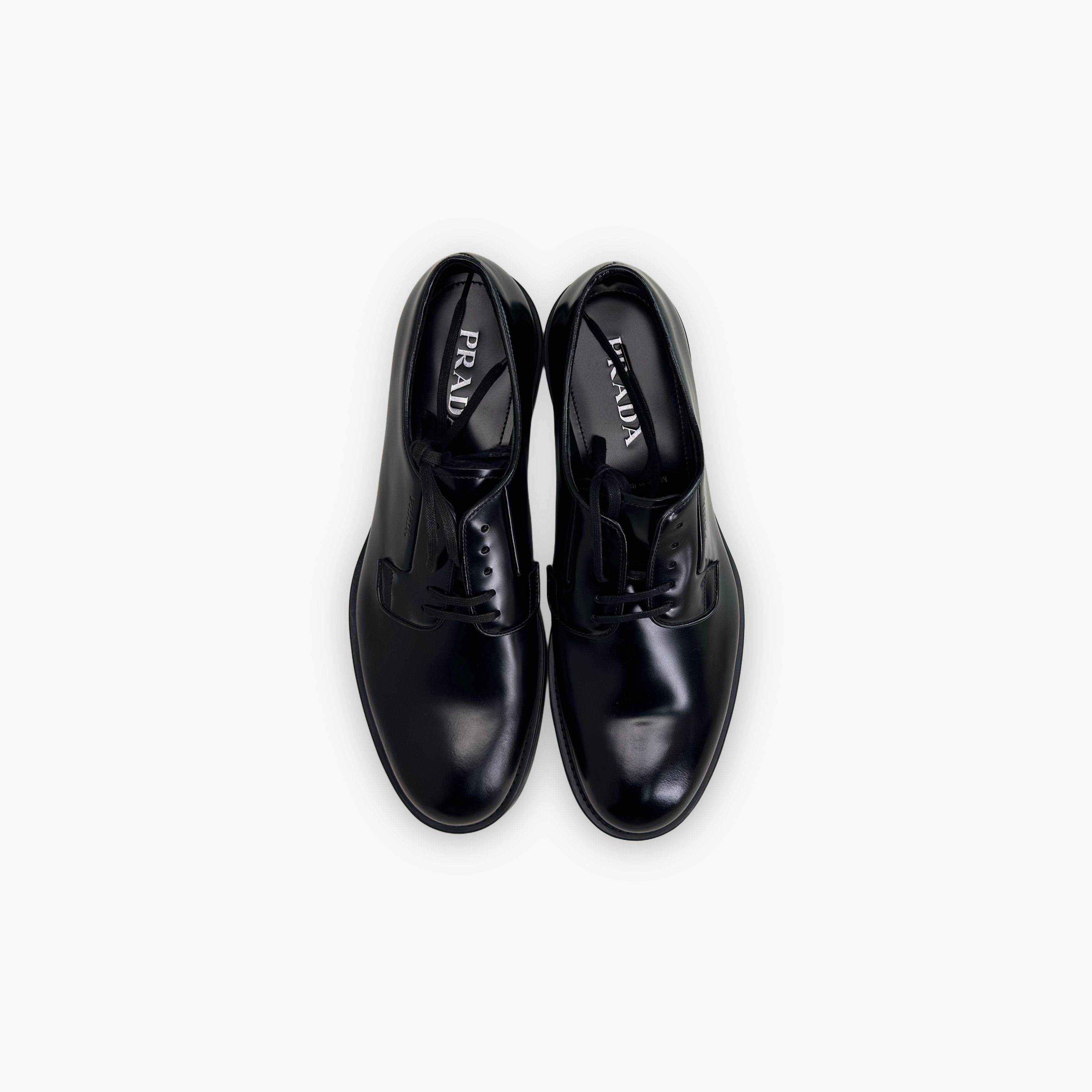Prada Prada Polished Leather Derby Shoes US 9 Size US 9 / EU 42 - 9 Thumbnail
