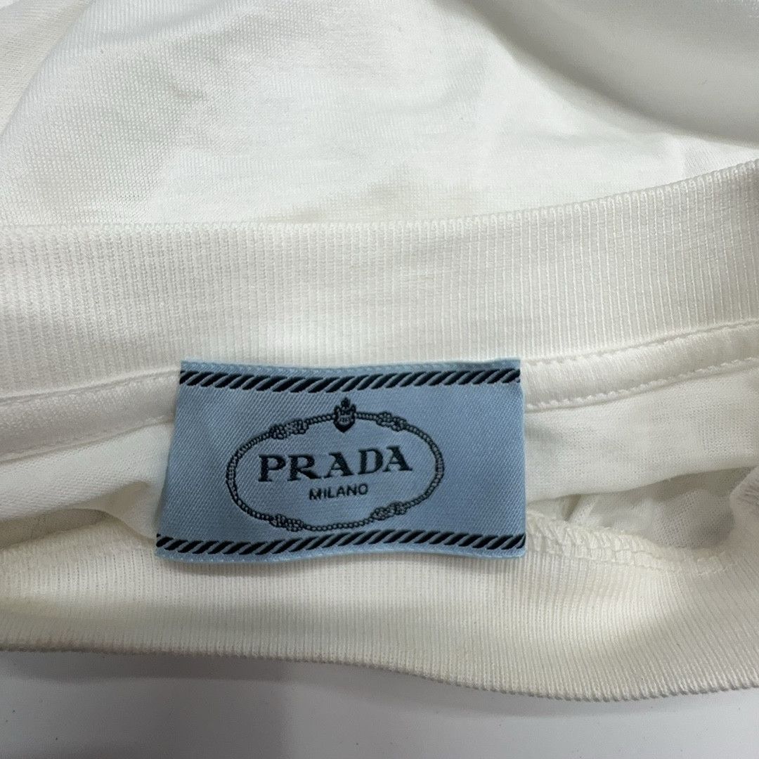 Prada Prada Crystal Embellished T-Shirt Size XS Size XS / US 0-2 / IT 36-38 - 3 Thumbnail