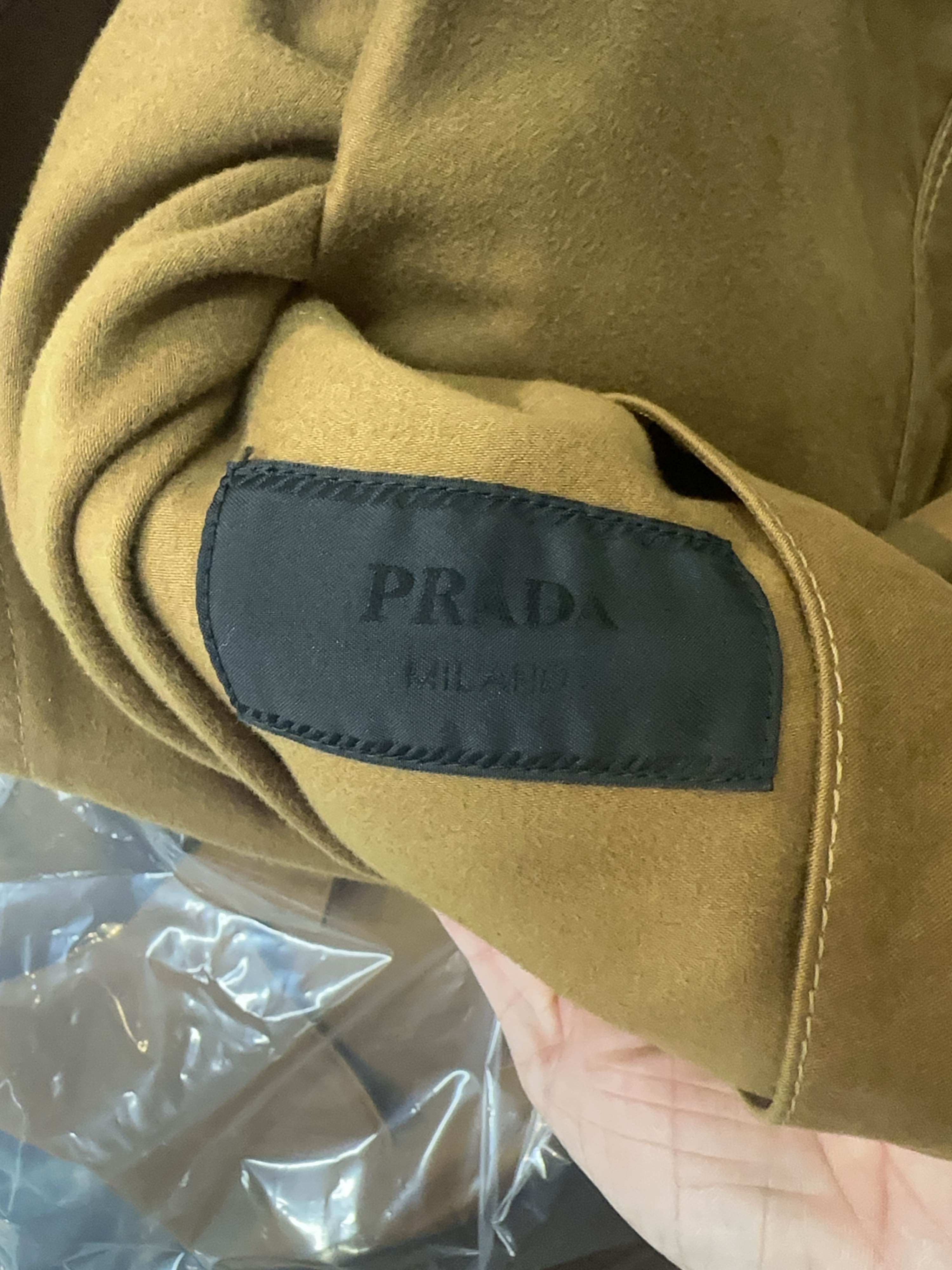 Prada Prada Brown Cotton Jacket Size M Size US M / EU 48-50 / 2 - 3 Thumbnail