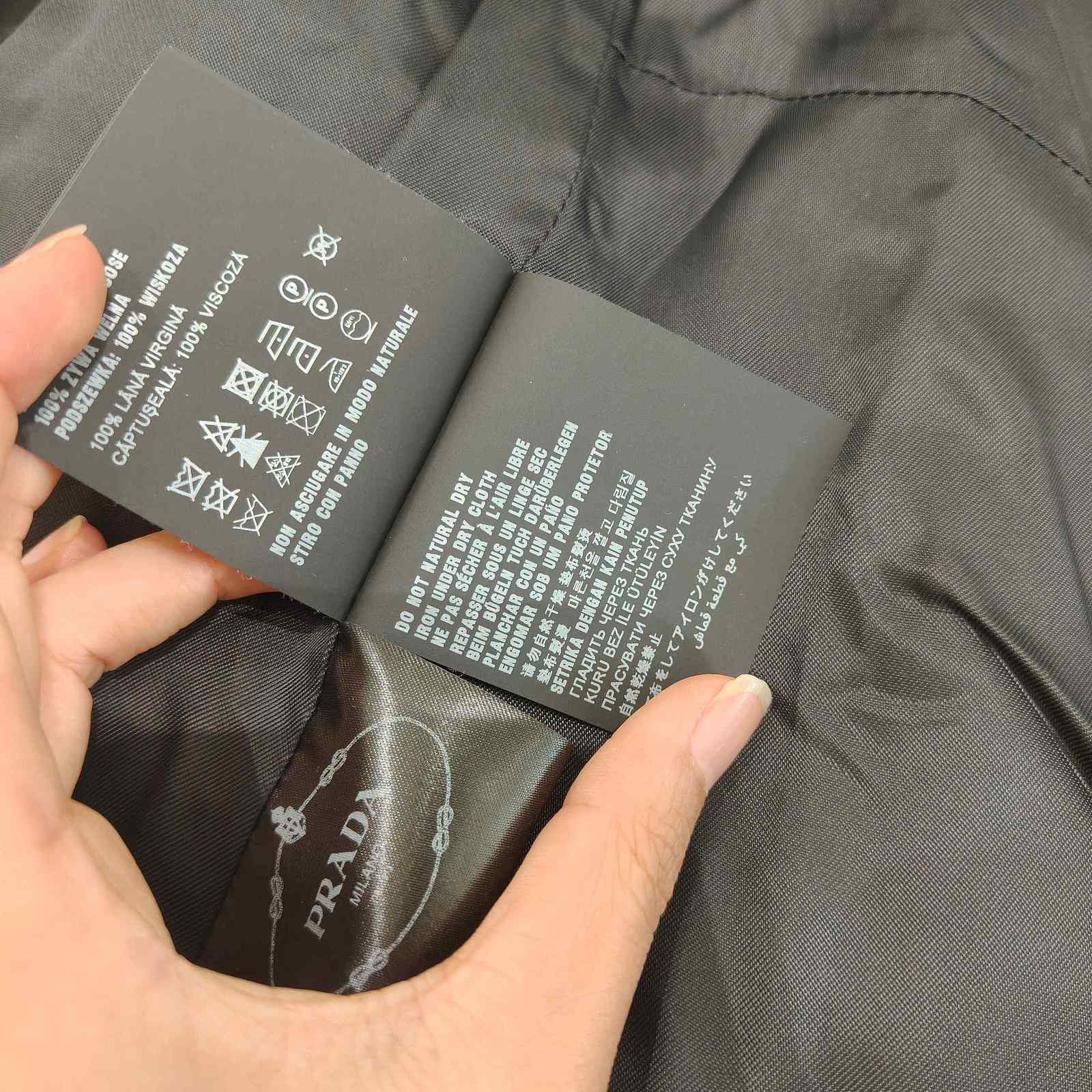 Prada Prada Virgin Wool Coat Size IT 44 Size M / US 6-8 / IT 42-44 - 9 Thumbnail