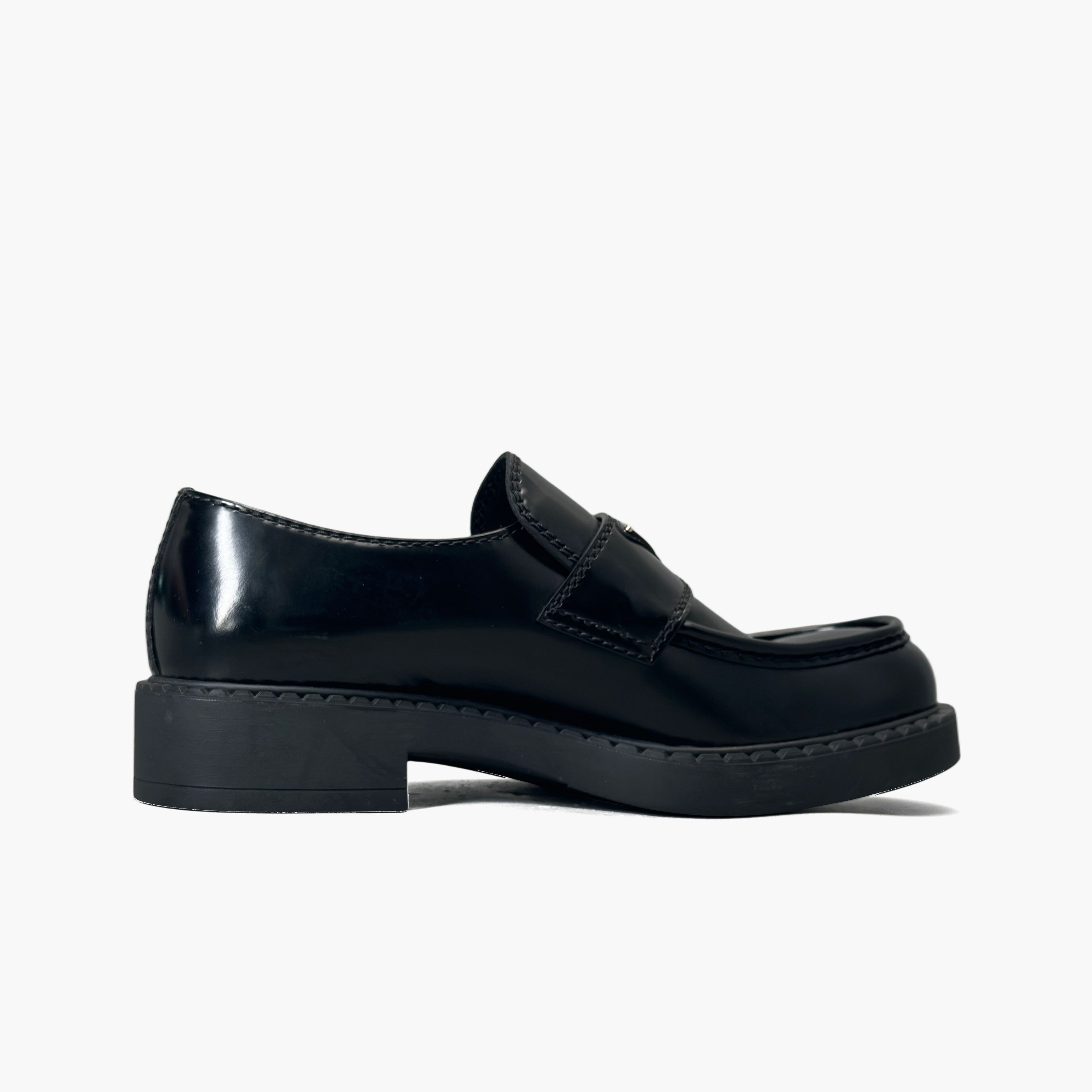 Prada Prada Chocolate Logo Triangle Loafers Size 8.5 Size US 8.5 / EU 41-42 - 2 Thumbnail