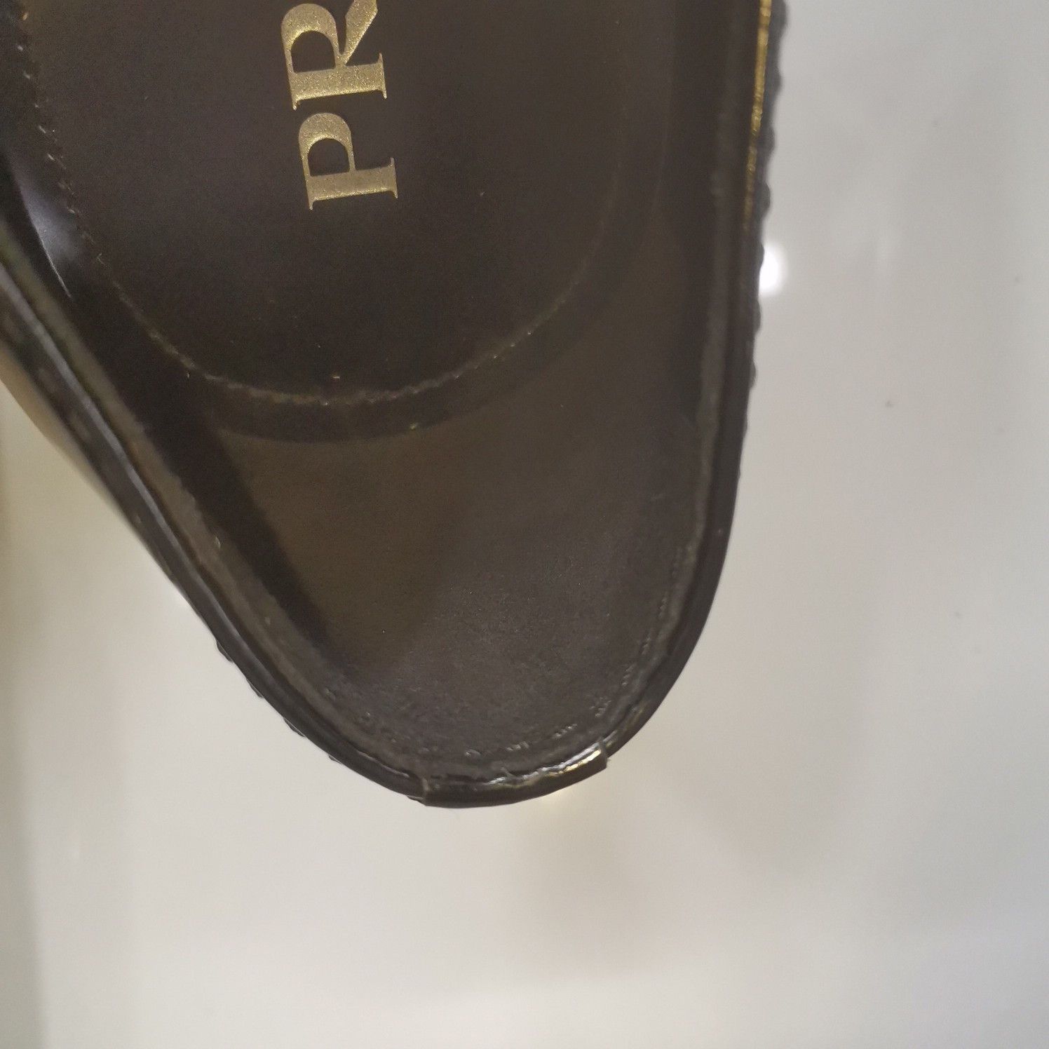 Prada Prada Chocolate Logo Triangle Loafers Size 8.5 Size US 8.5 / EU 41-42 - 11 Thumbnail