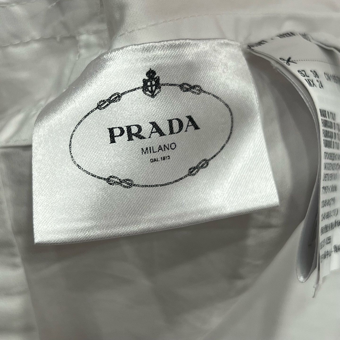 Prada Prada Lace-Up Shirt Dress Size 38 Size XS / US 0-2 / IT 36-38 - 5 Thumbnail