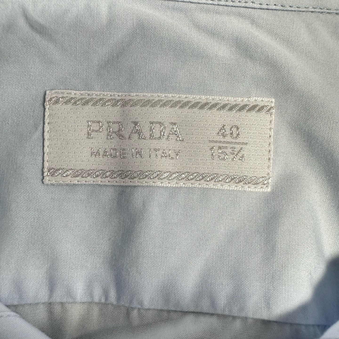 Prada Prada Cotton Button Up Shirt Size M Size US XXS / EU 40 - 3 Thumbnail
