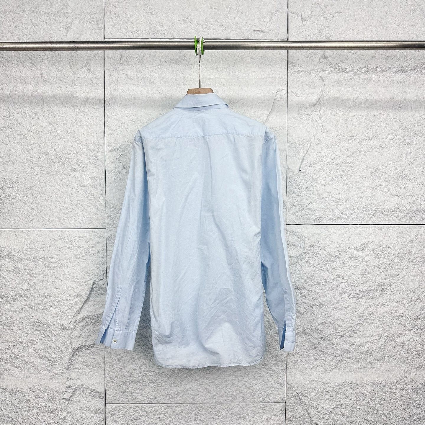 Prada Prada Cotton Button Up Shirt Size M Size US XXS / EU 40 - 2 Thumbnail