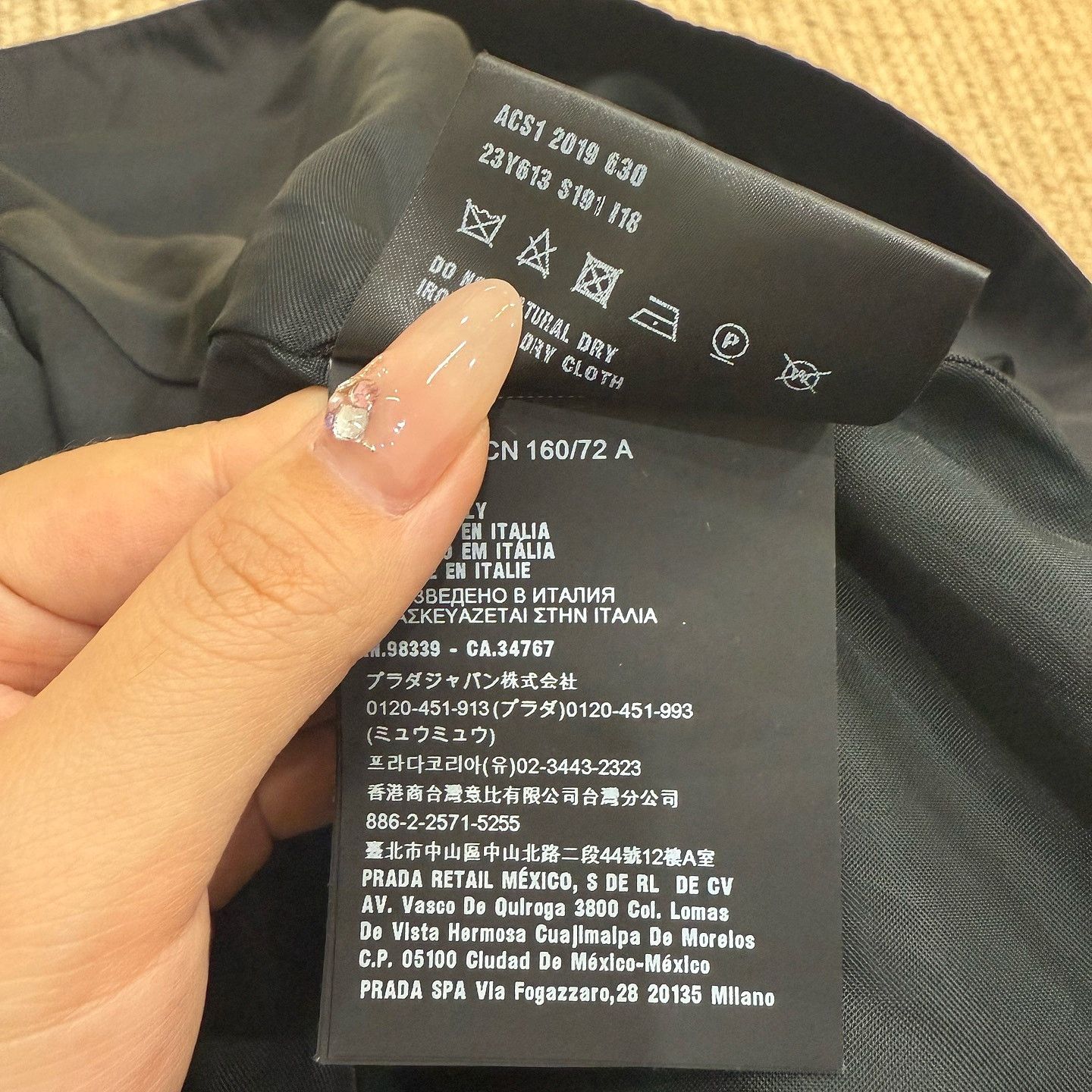 Prada Prada Logo Pocket Slip Dress Black Size 36 Size XS / US 0-2 / IT 36-38 - 5 Thumbnail
