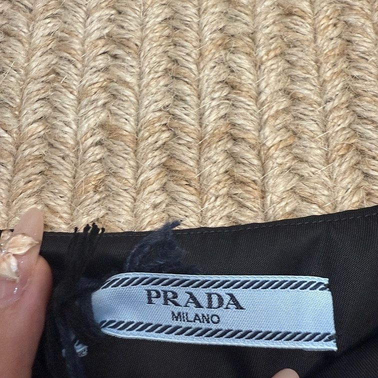 Prada Prada Logo Pocket Slip Dress Black Size 36 Size XS / US 0-2 / IT 36-38 - 3 Thumbnail