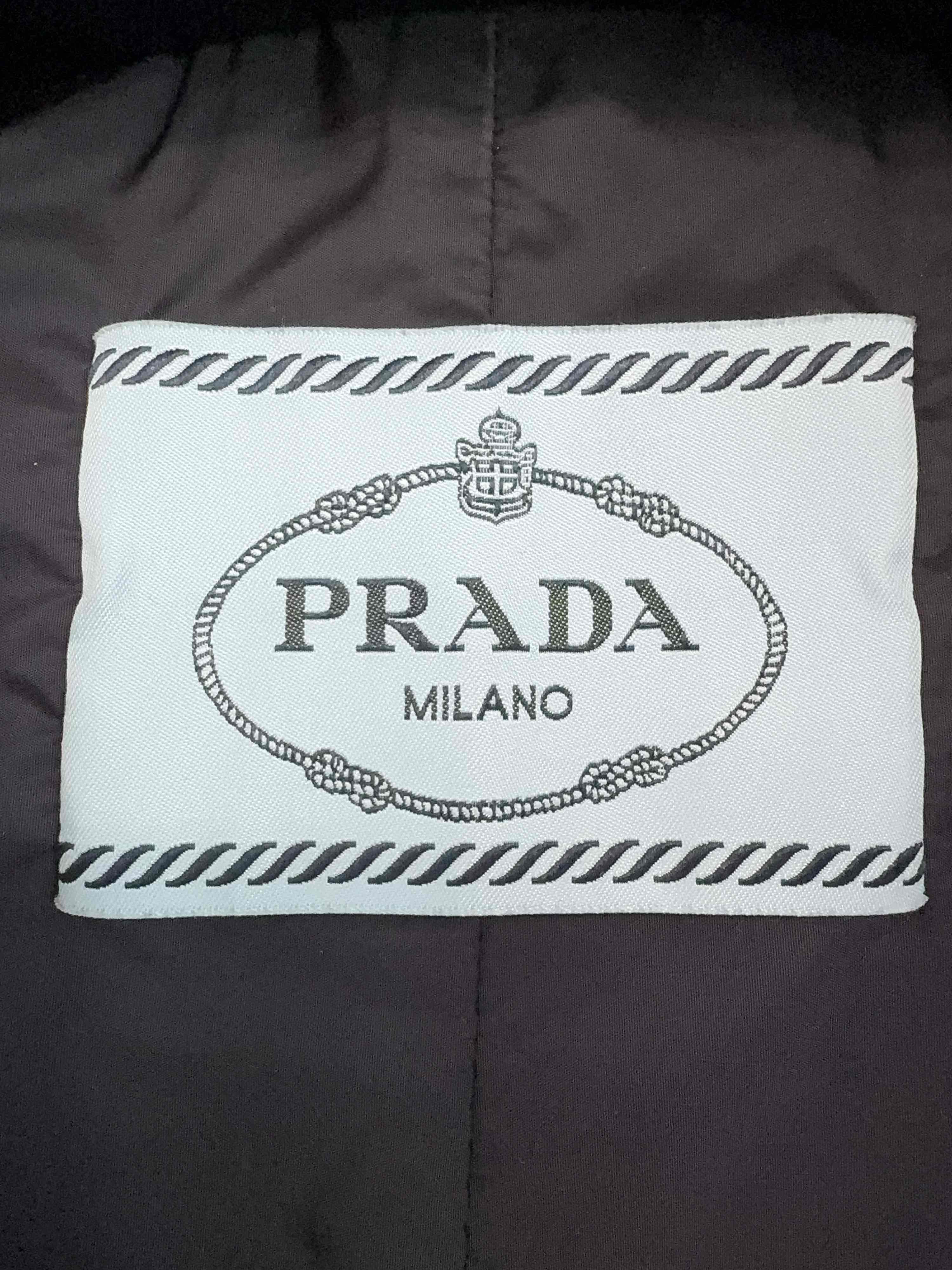 Prada Prada Hooded Zip Coat Size 38 Size XS / US 0-2 / IT 36-38 - 3 Thumbnail
