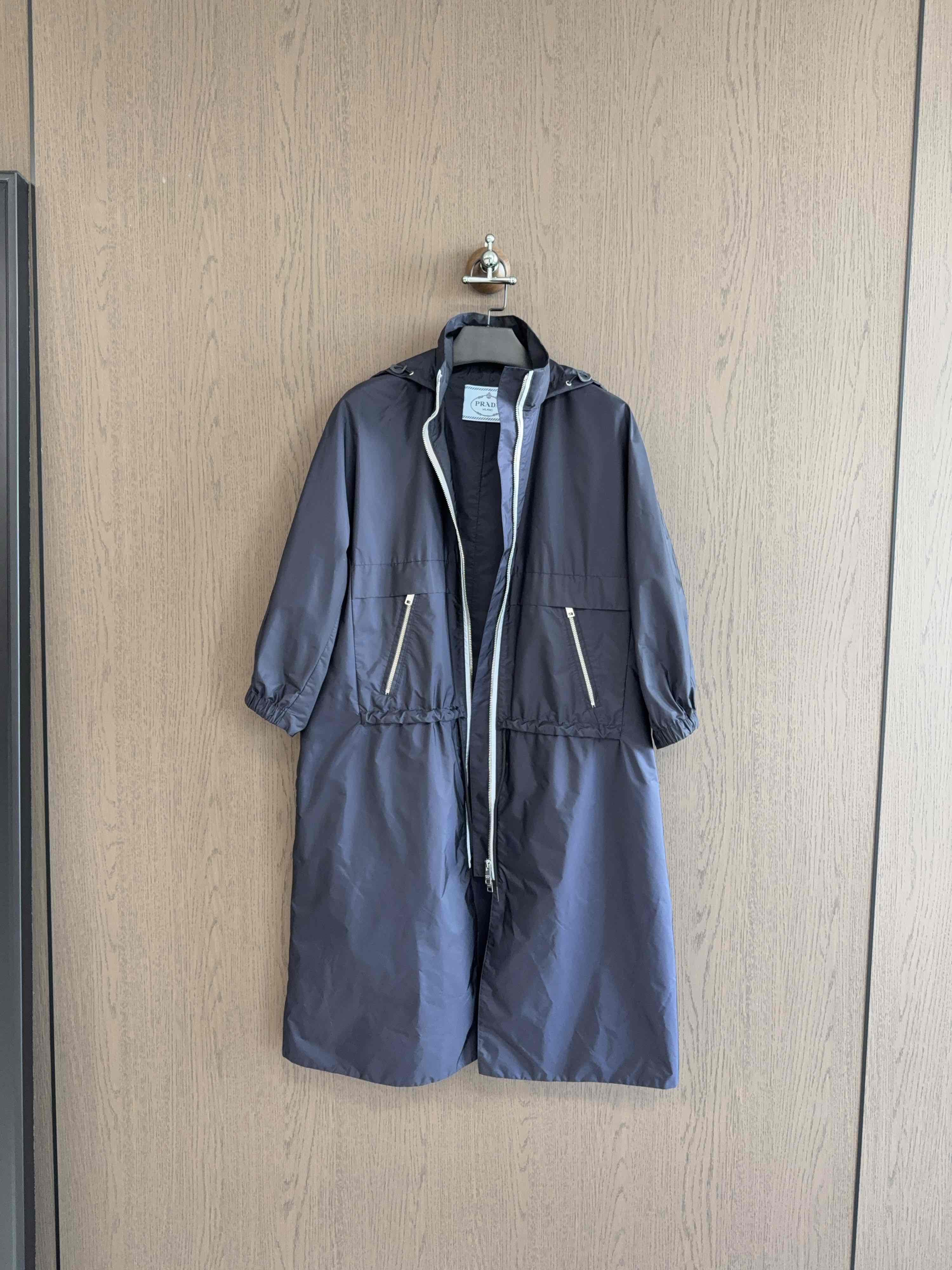 Prada Prada Hooded Zip Coat Size 38 Size XS / US 0-2 / IT 36-38 - 5 Thumbnail