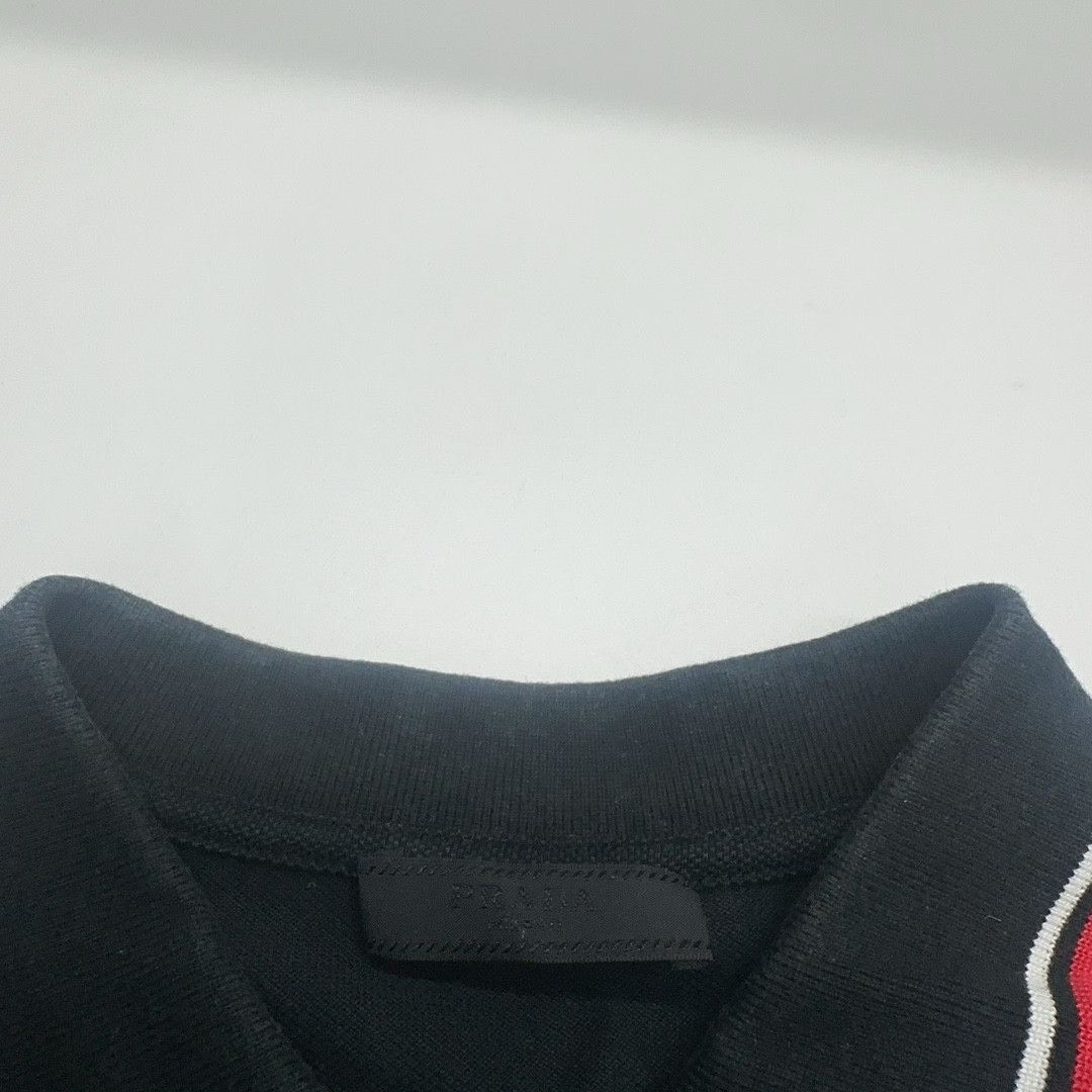 Prada Prada Striped Collar Polo Shirt Size L Size US L / EU 52-54 / 3 - 5 Thumbnail