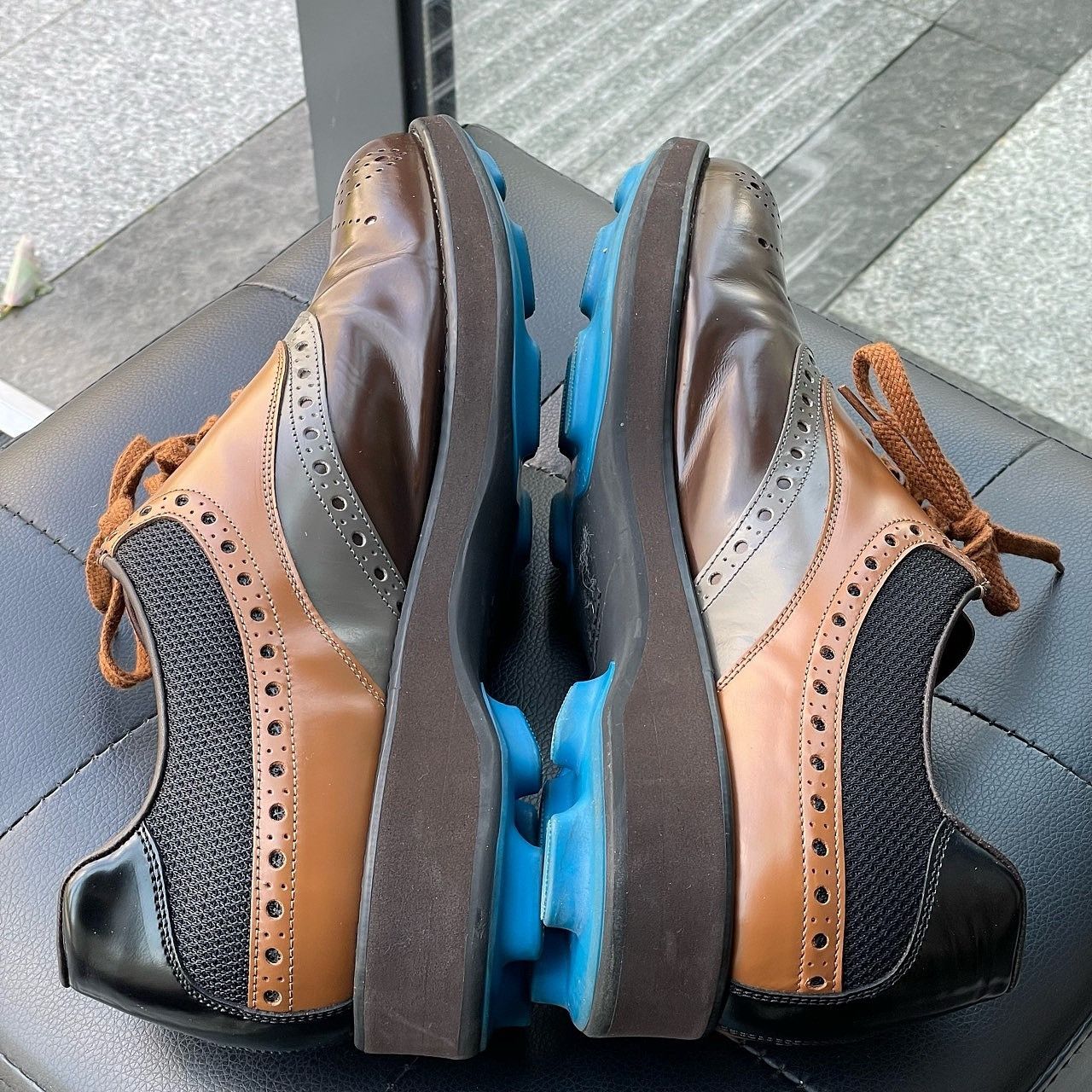 Prada Prada Wingtip Brogue Sneakers Size 9 Size US 10 / EU 43 - 6 Thumbnail