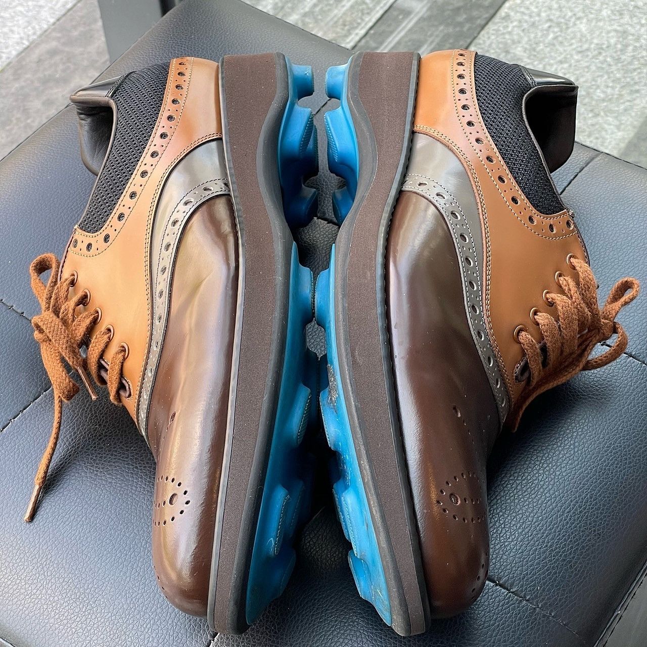 Prada Prada Wingtip Brogue Sneakers Size 9 Size US 10 / EU 43 - 7 Thumbnail
