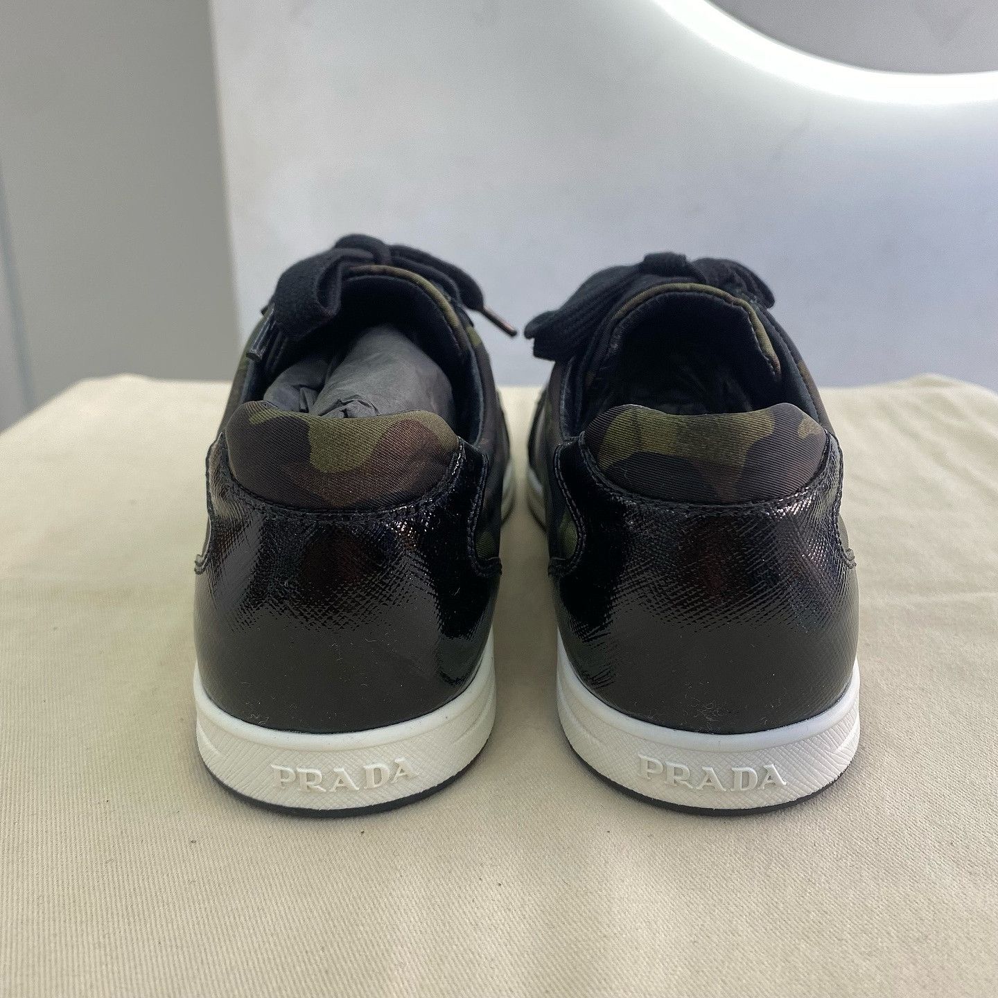 Prada Prada Camouflage Low-Top Sneakers Size 35.5 Size US 5.5 / IT 35.5 - 3 Thumbnail