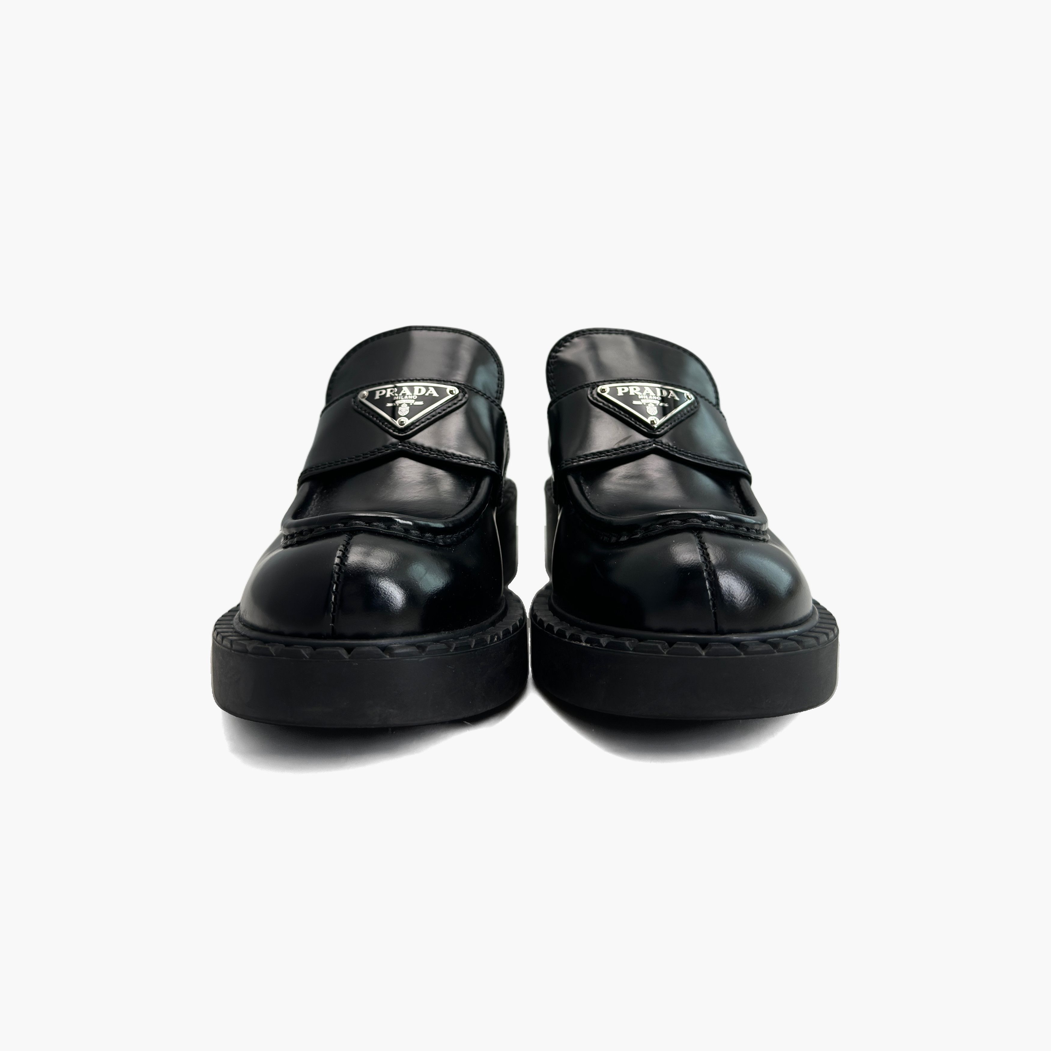 Prada Prada Chocolate Platform Loafers Size 36.5 Size US 6.5 / IT 36.5 - 5 Thumbnail