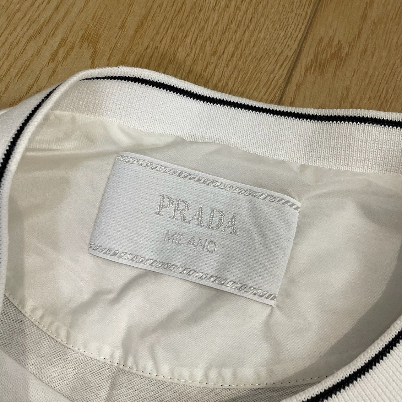 Prada Prada Logo Pocket T-Shirt White Size XS Size US XS / EU 42 / 0 - 3 Thumbnail
