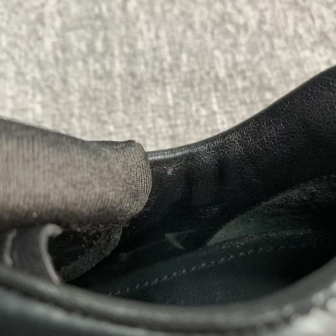 Prada Prada Black Leather Low-Top Sneakers Size 37 Size US 7 / IT 37 - 8 Thumbnail