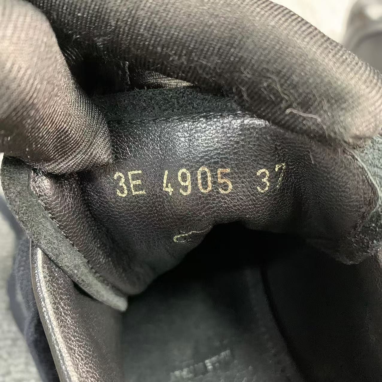 Prada Prada Black Leather Low-Top Sneakers Size 37 Size US 7 / IT 37 - 5 Thumbnail
